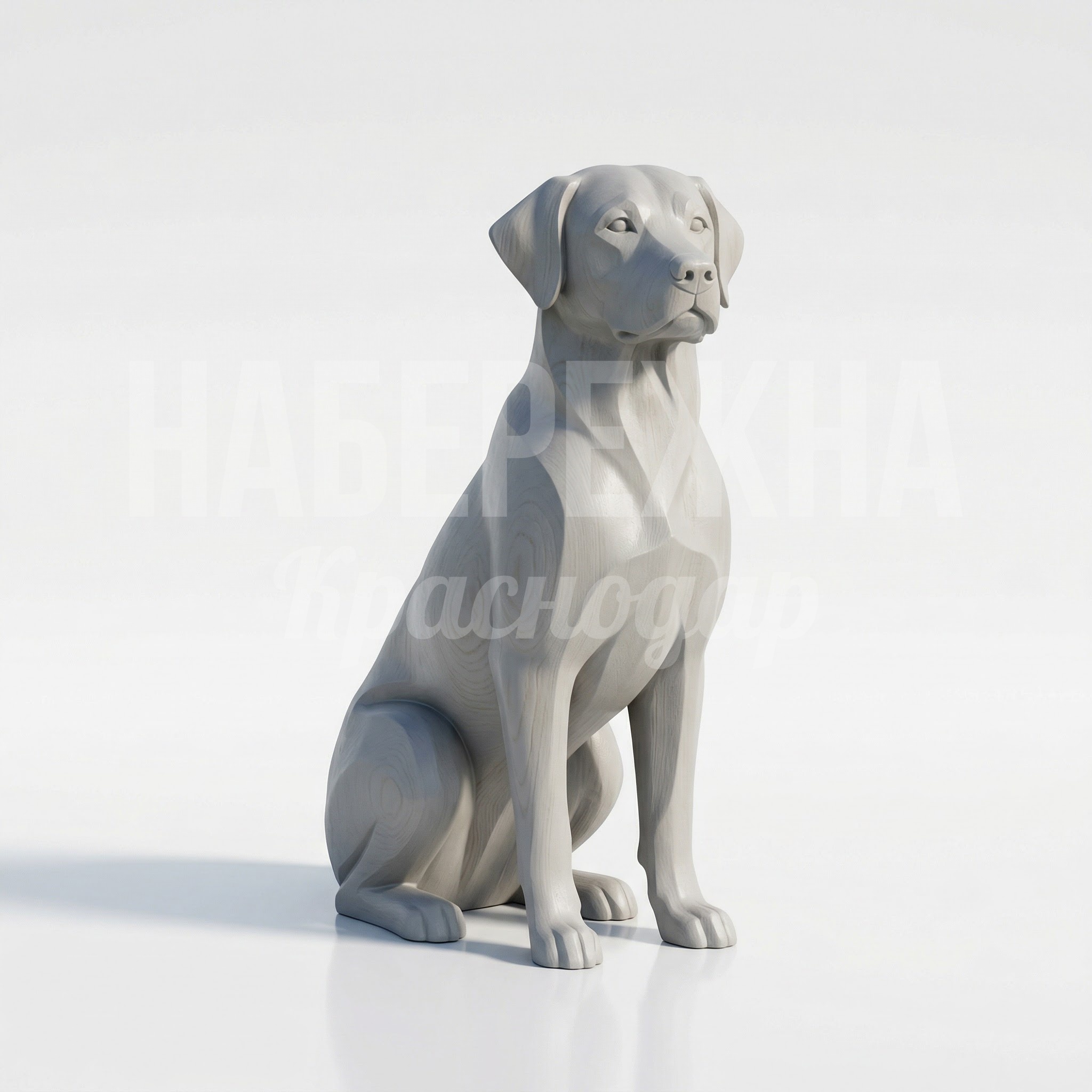 Фигура собаки из дерева Givnavhe