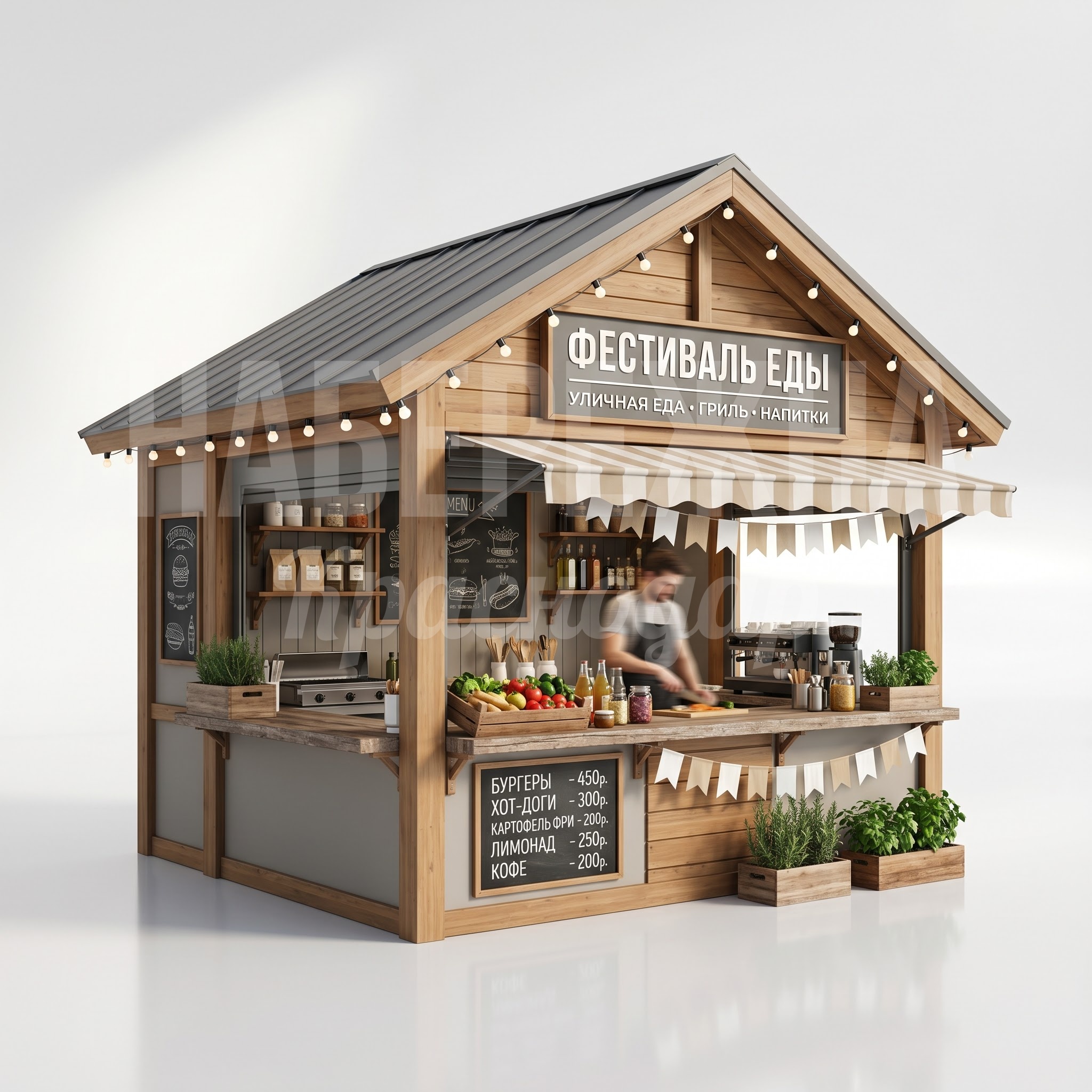 Ярмарочный домик для Фестиваля Еды
