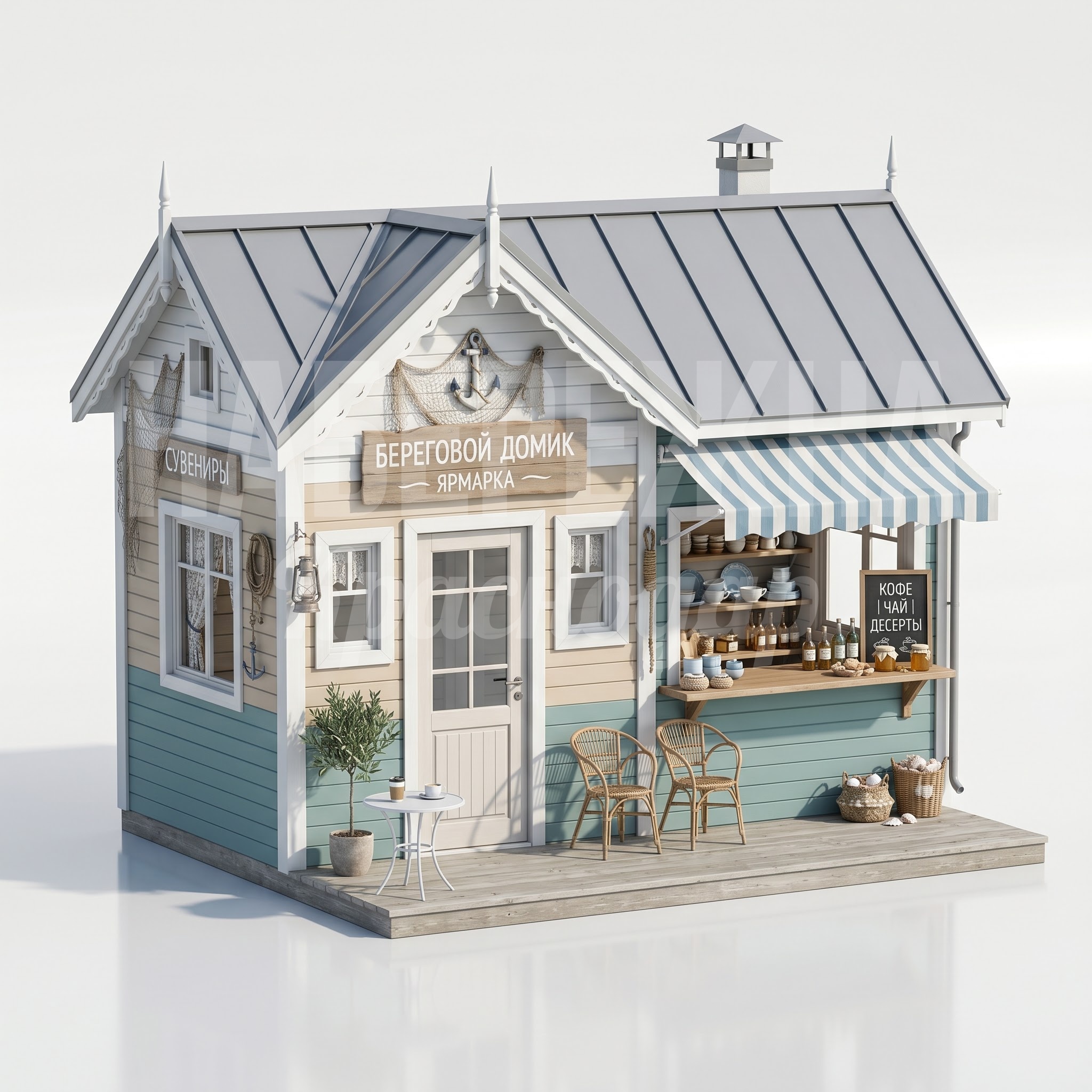 Ярмарочный домик на побережье