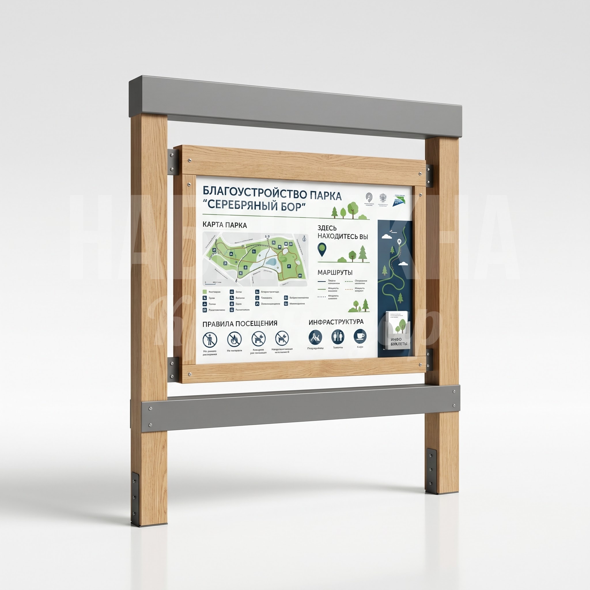 Информационный стенд уличный Ovosis