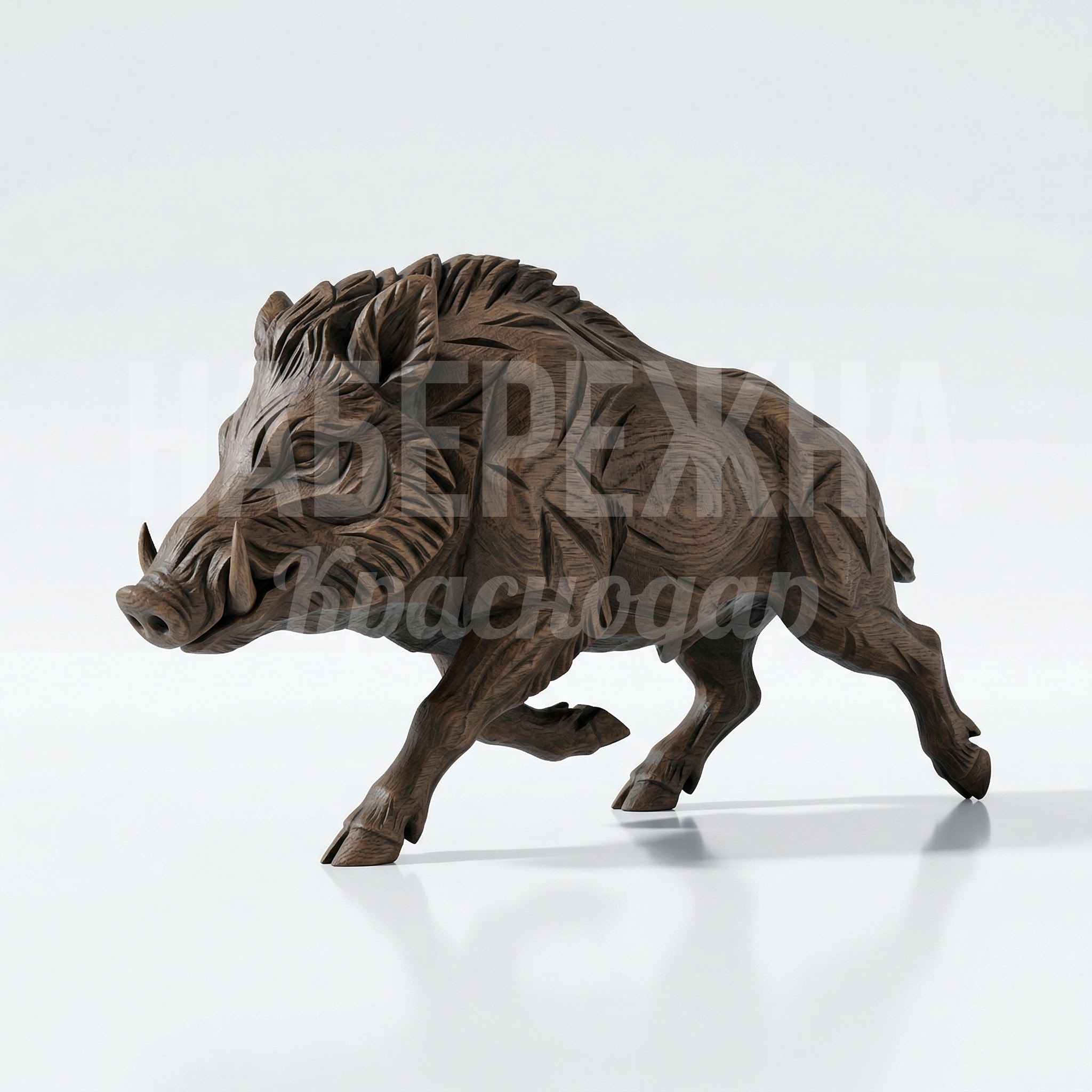 Кабан из дерева Nusce