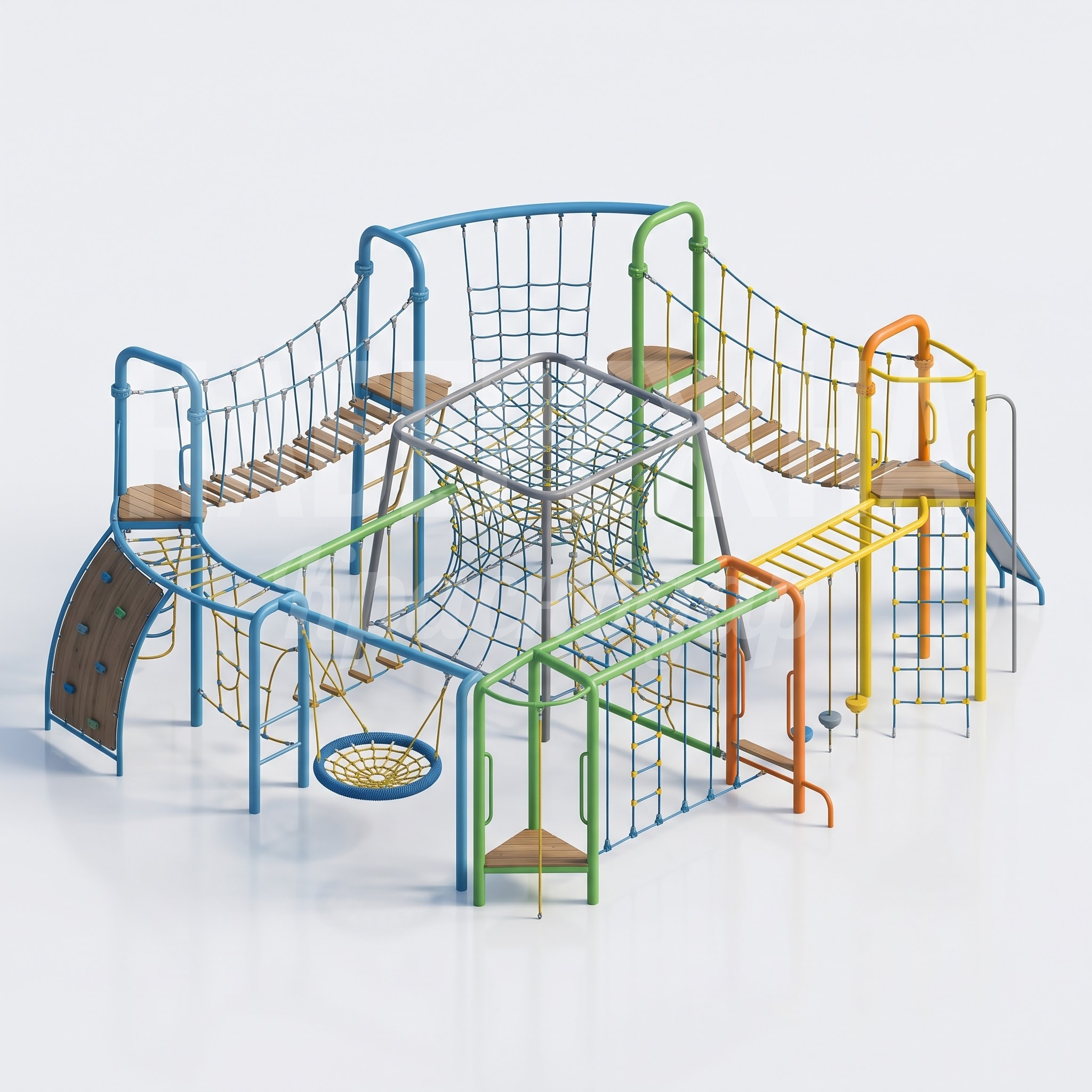 Канатный комплекс для детского сада Escutdu