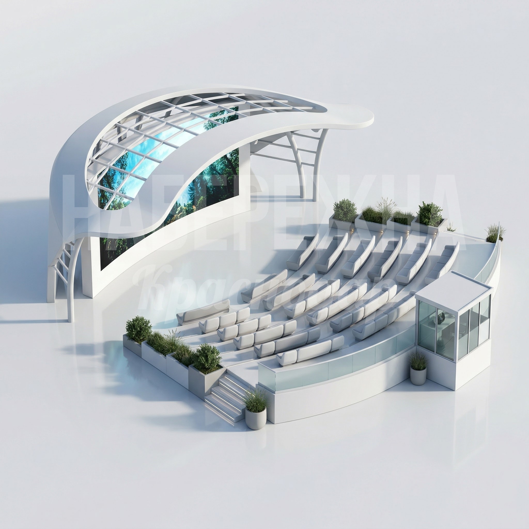 Кинотеатр под открытым небом для парка Haog