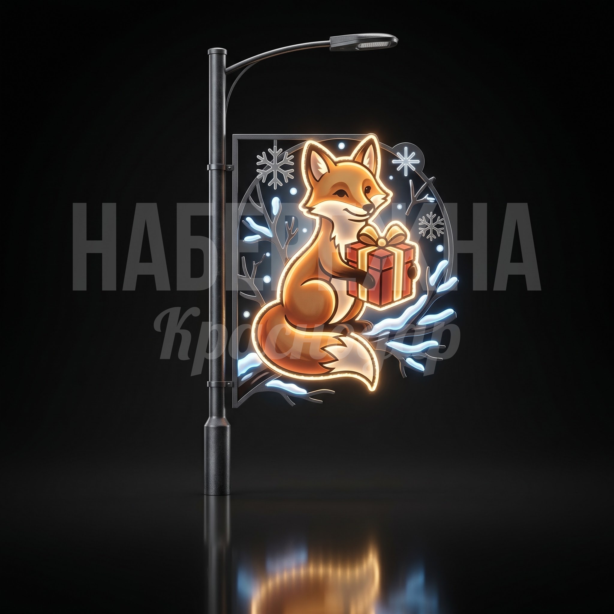 Консоль для города Лиса с подарком