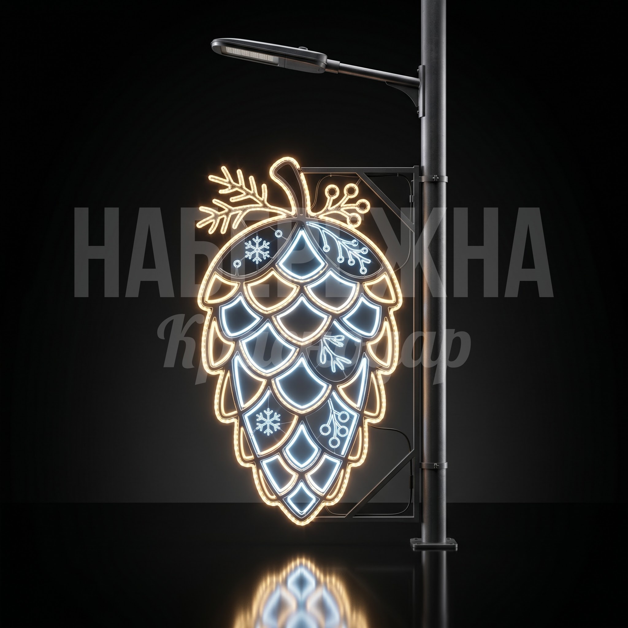 Консоль на столбы освещения Шишка