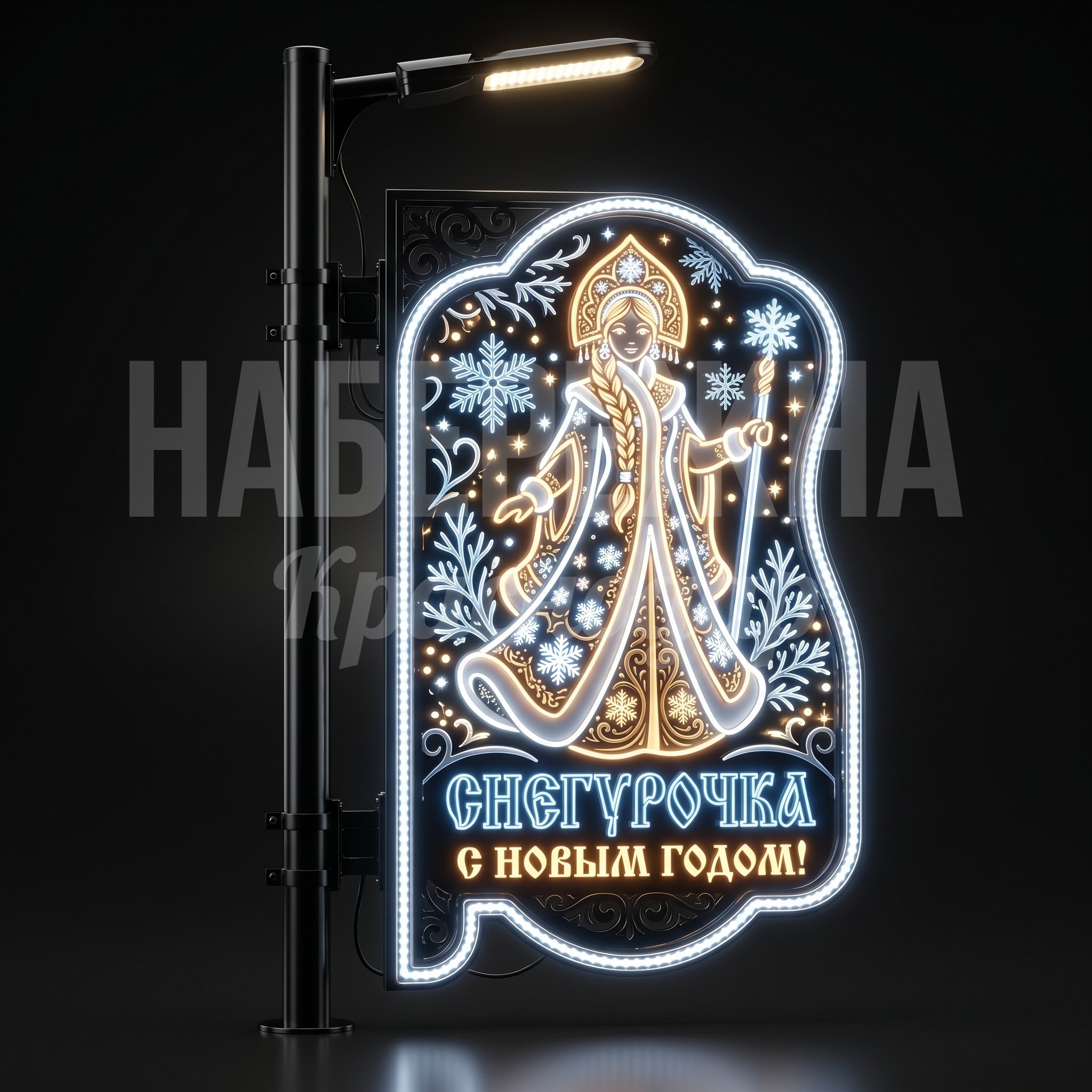 Консоль с подсветкой Снегурочка