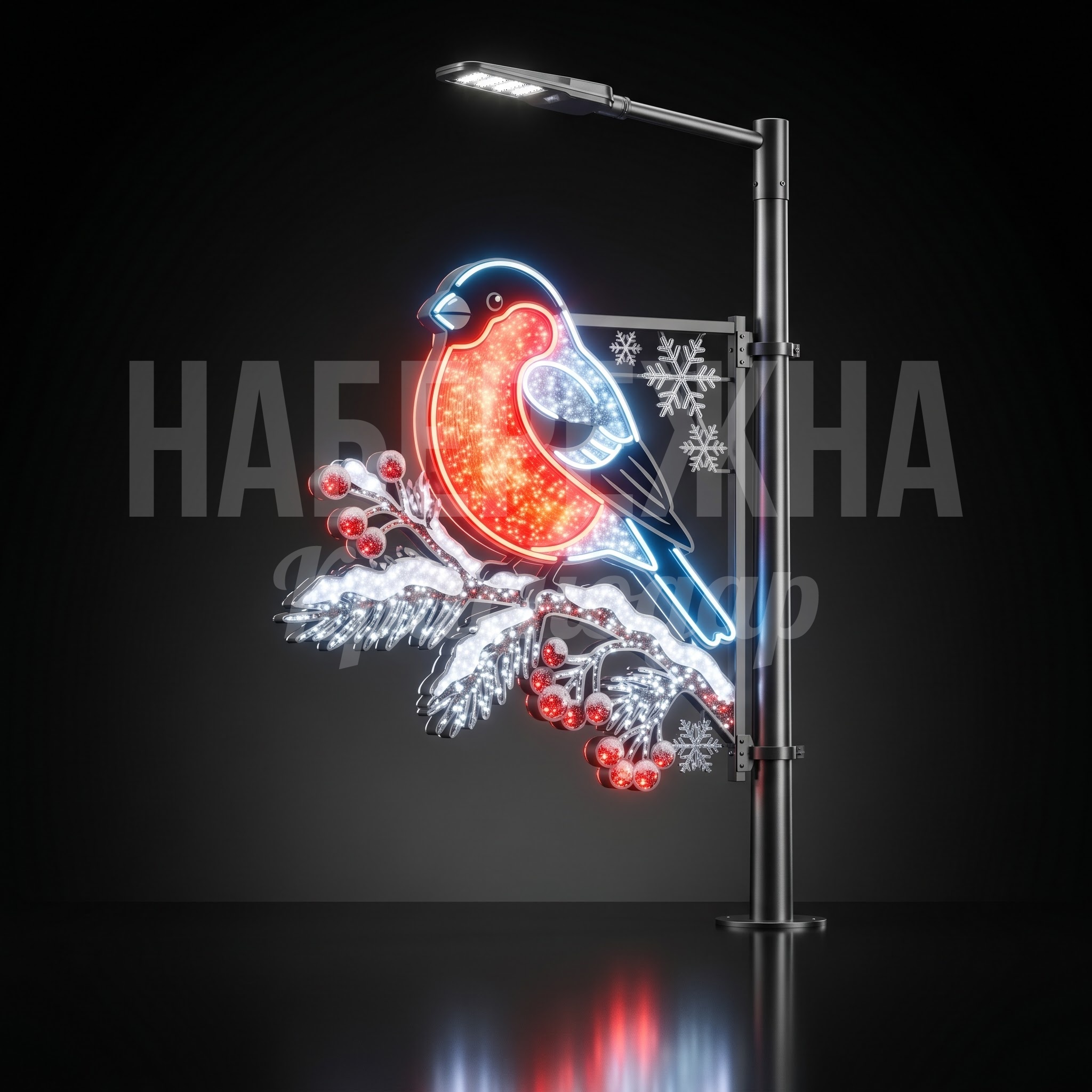 Консоль со световыми элементами Снегирь