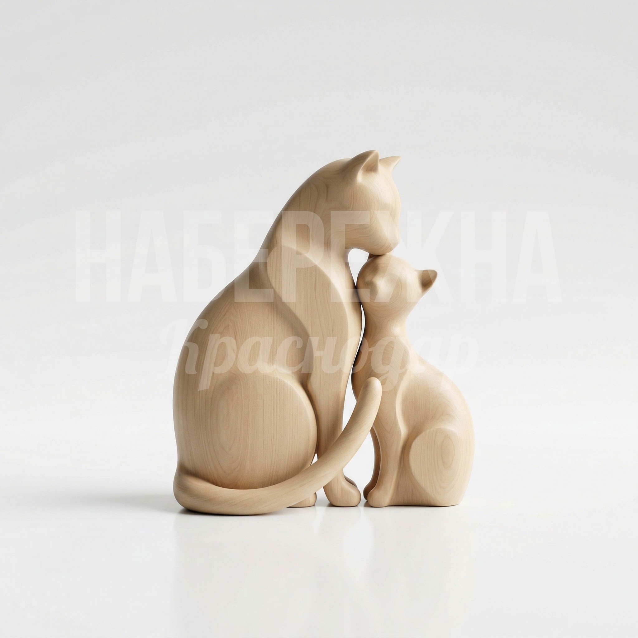 Кошка и котенок Lahyekhe