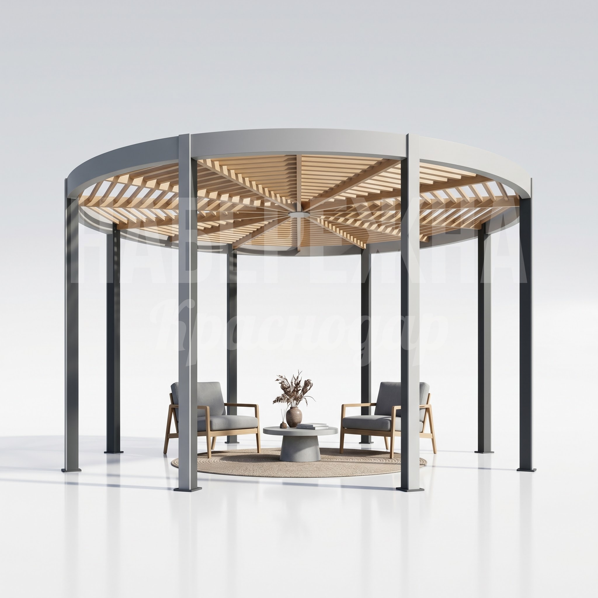 Круглая пергола Jöudvolre