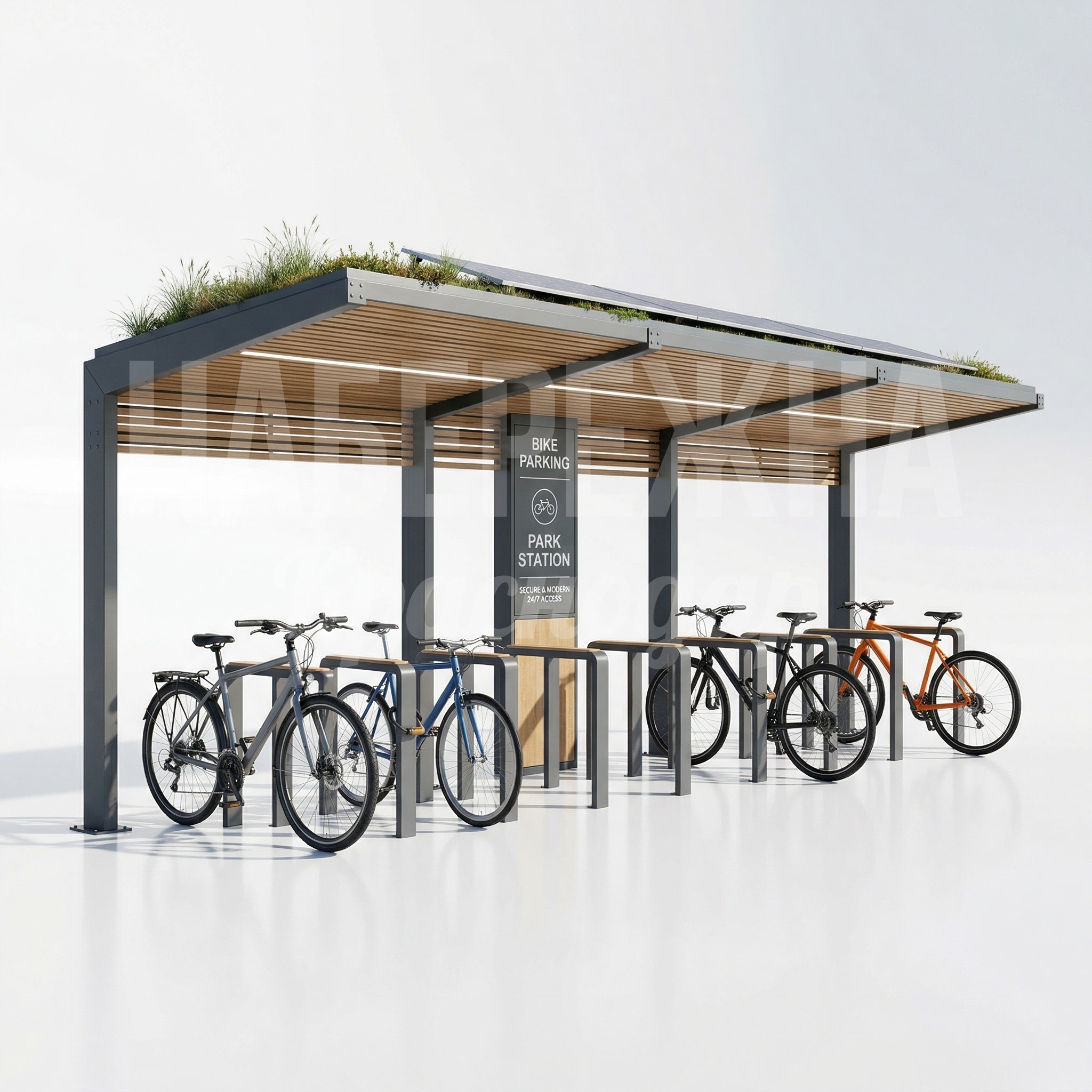 Крытая велопарковка Möegrim