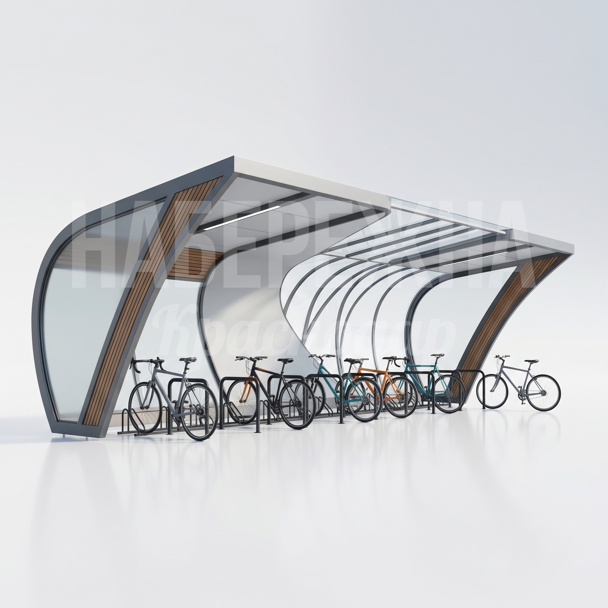 Крытая велопарковка Oolpo