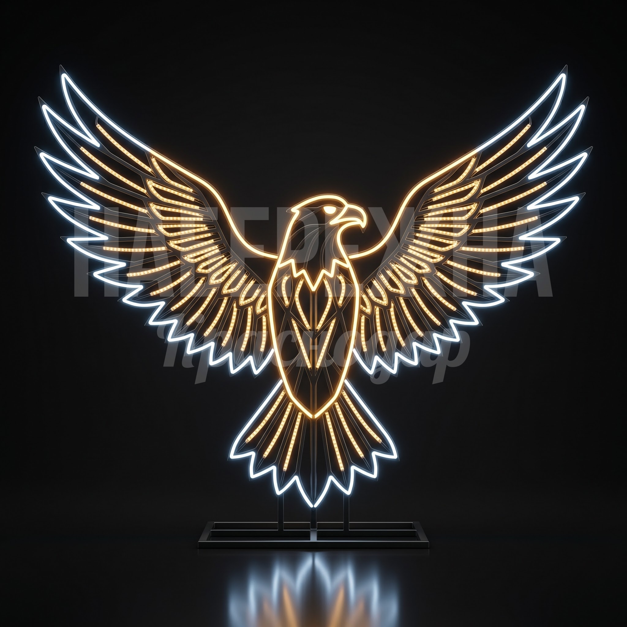 LED 2D фигура орла с расправленными крыльями Oon