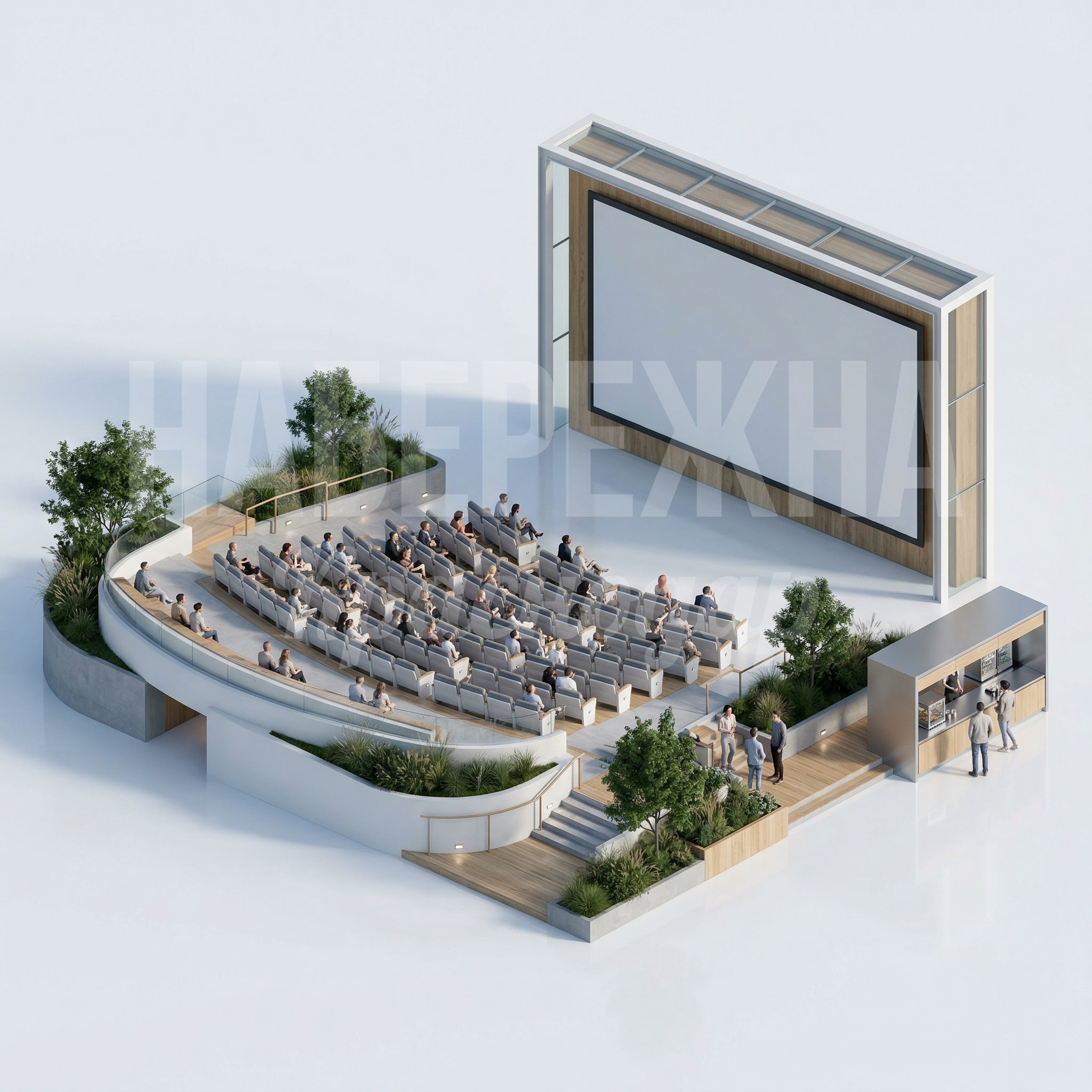 Летний кинотеатр для парка Pucrucha