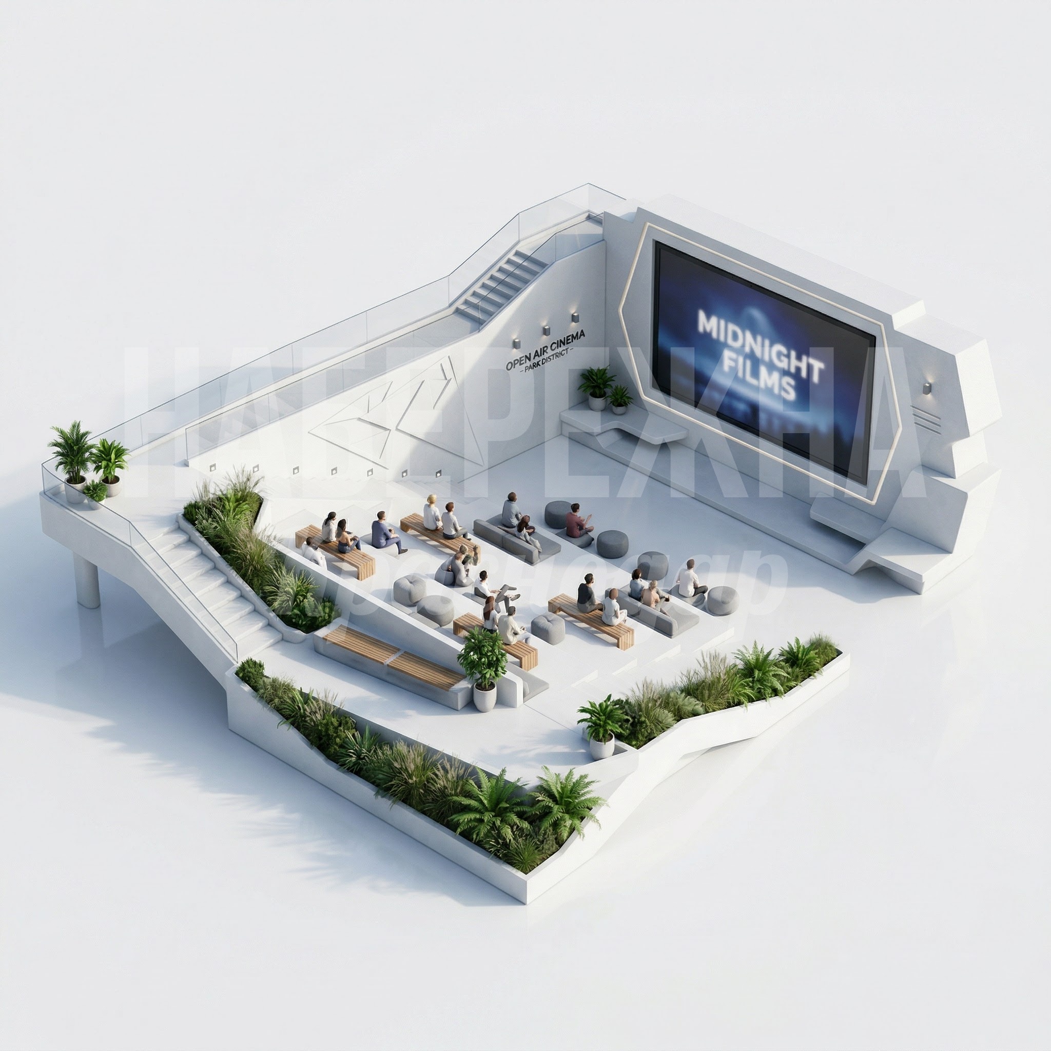 Летний кинотеатр для парка Mibåboy