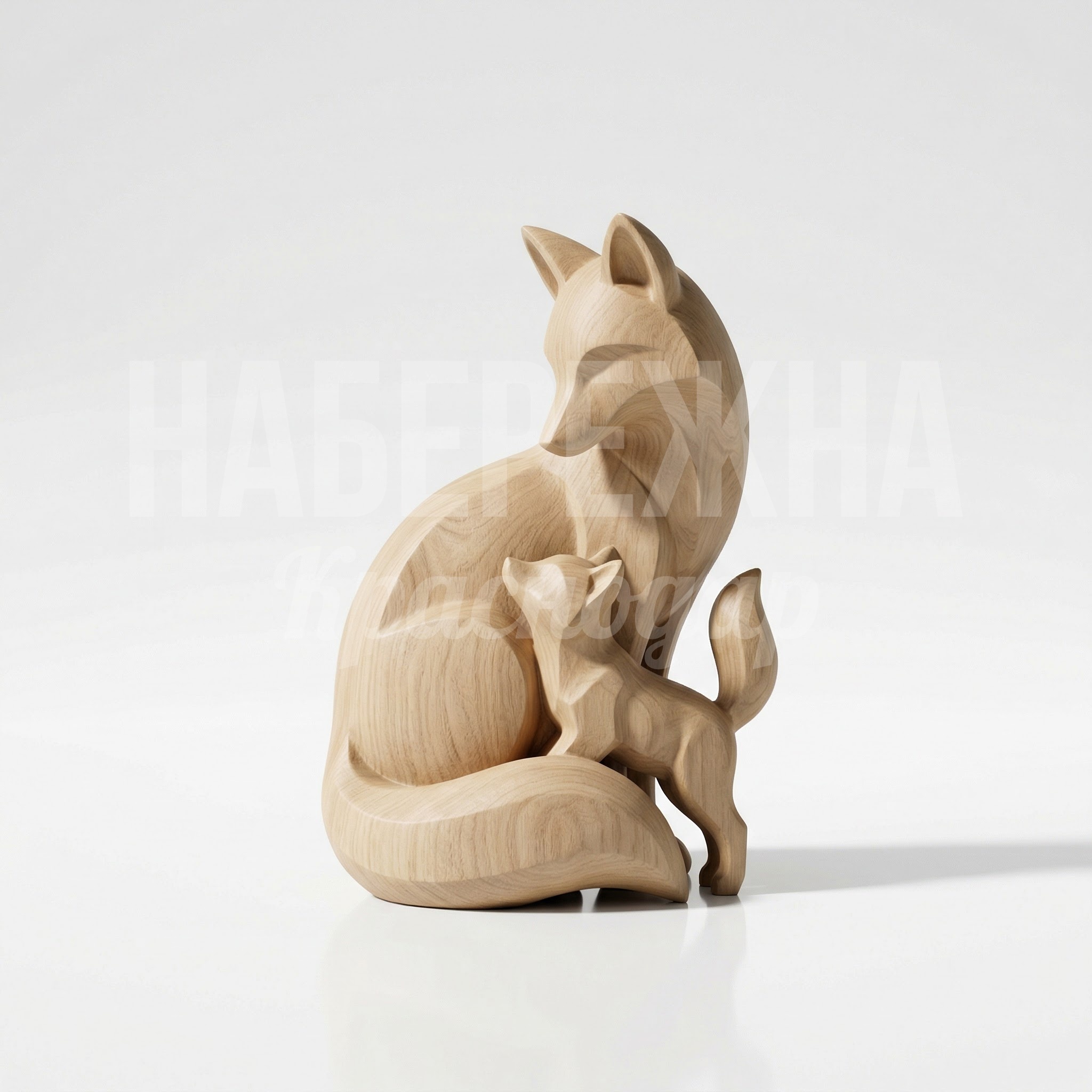 Лиса с лисёнком Veånru