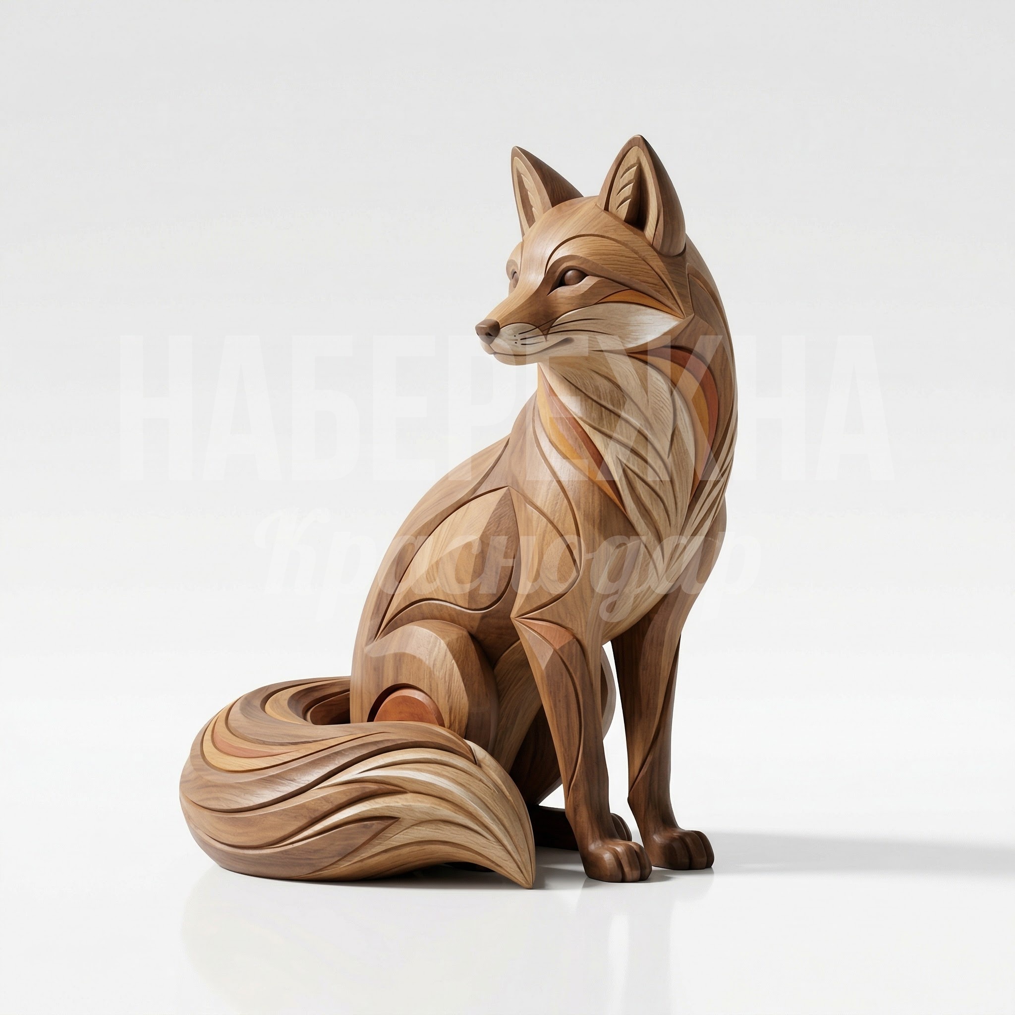 Лиса сидит Vun