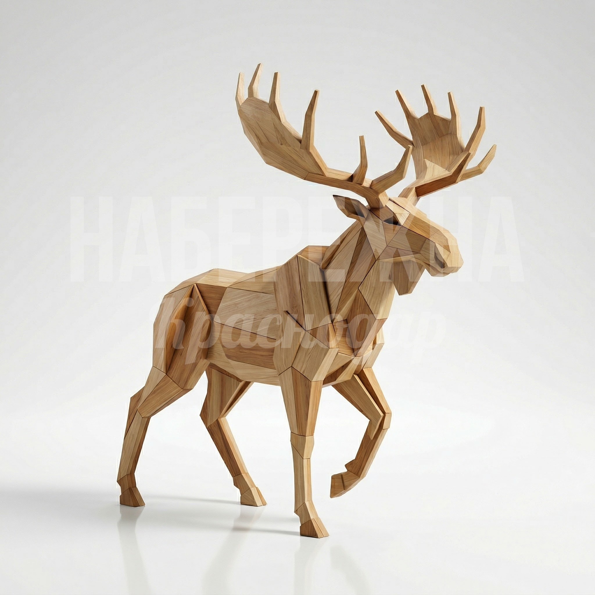 Лось полигональный Bumserba