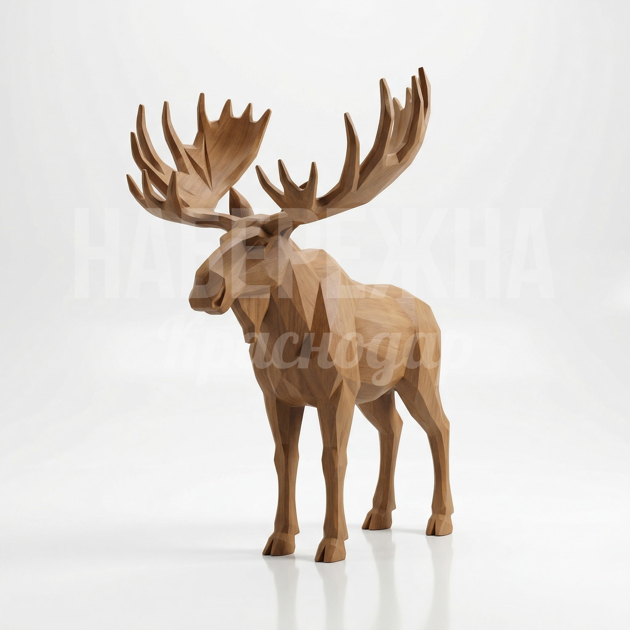 Лось с большими рогами Löpgohgo