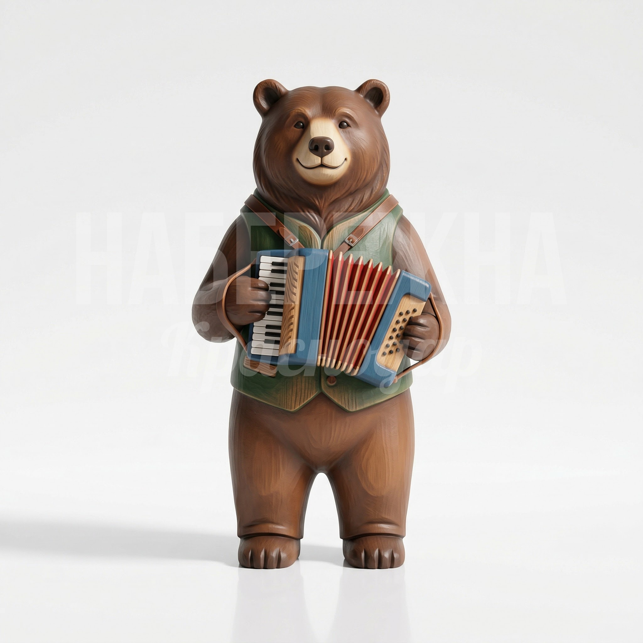 Медведь с гармошкой Nakbu