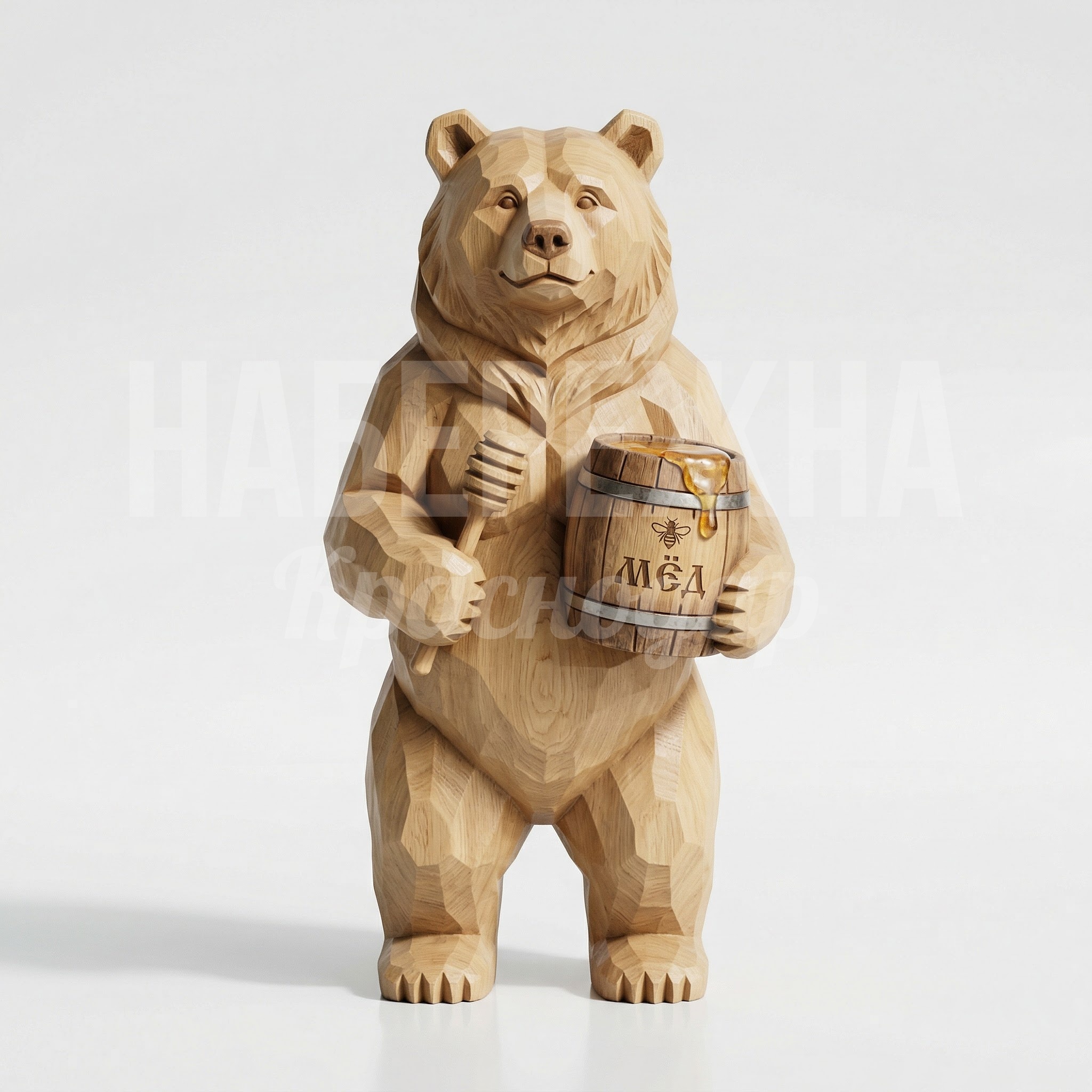 Медведь с бочкой мёда Kuhohe