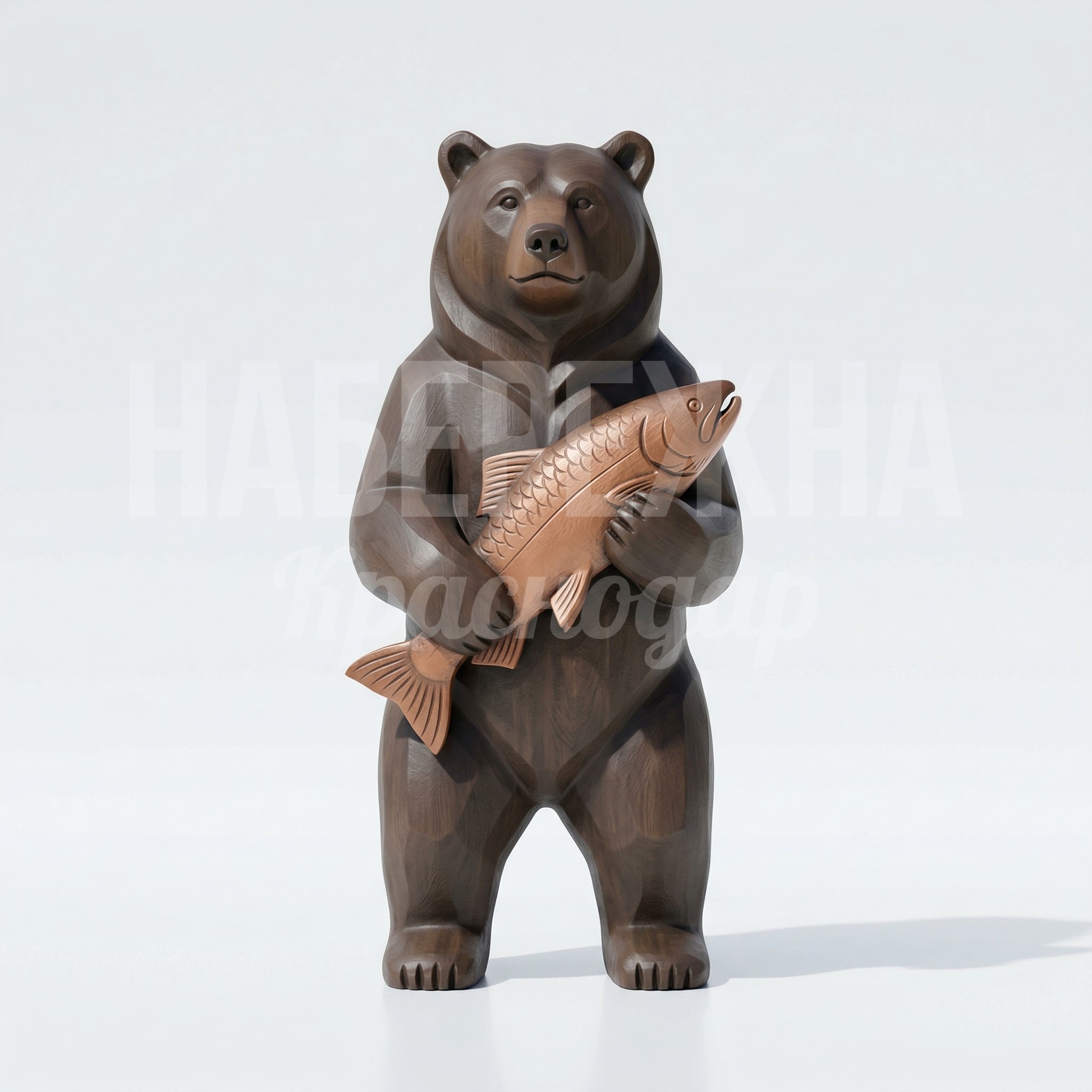 Медведь с рыбой Mutauk