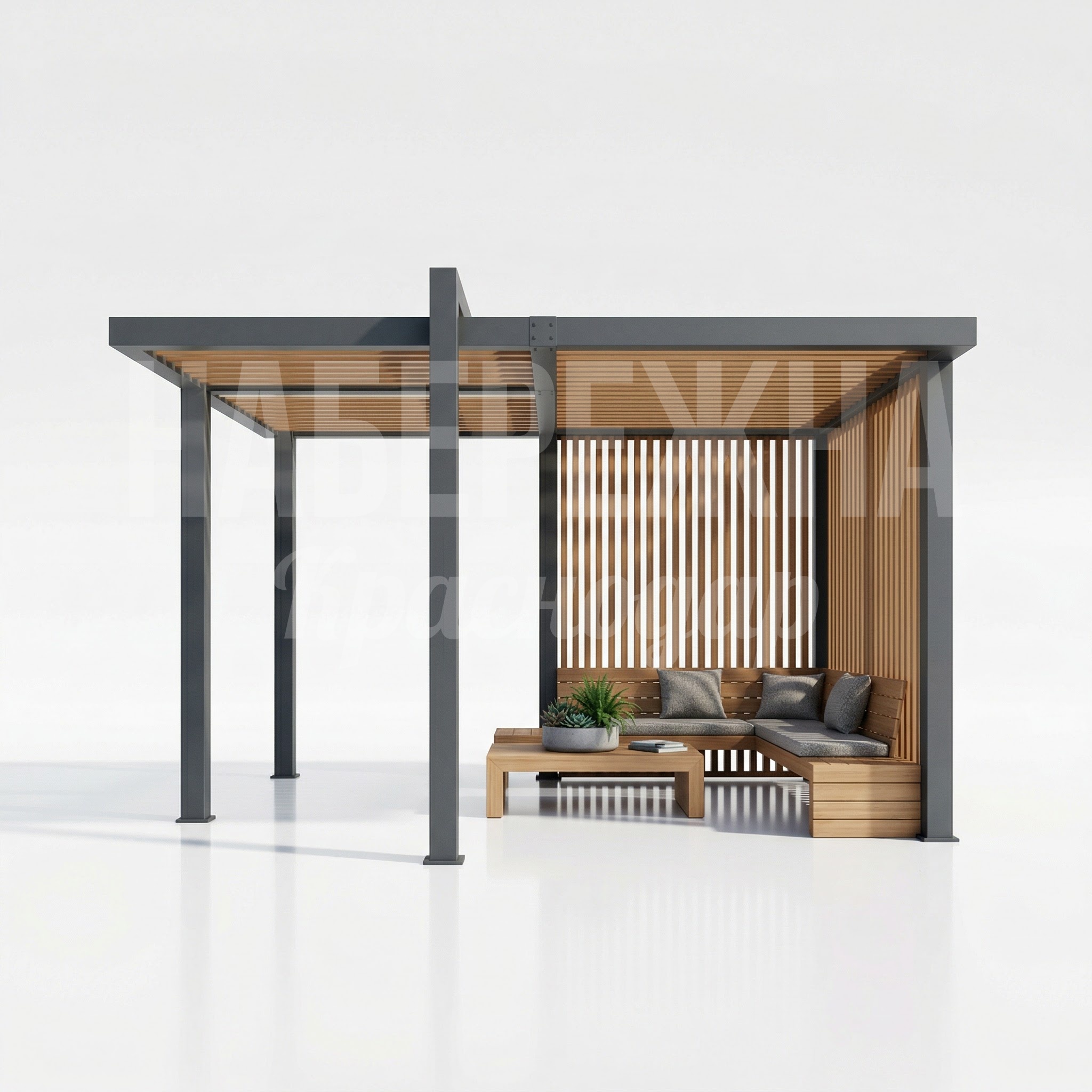 Металлическая пергола для улицы Higli