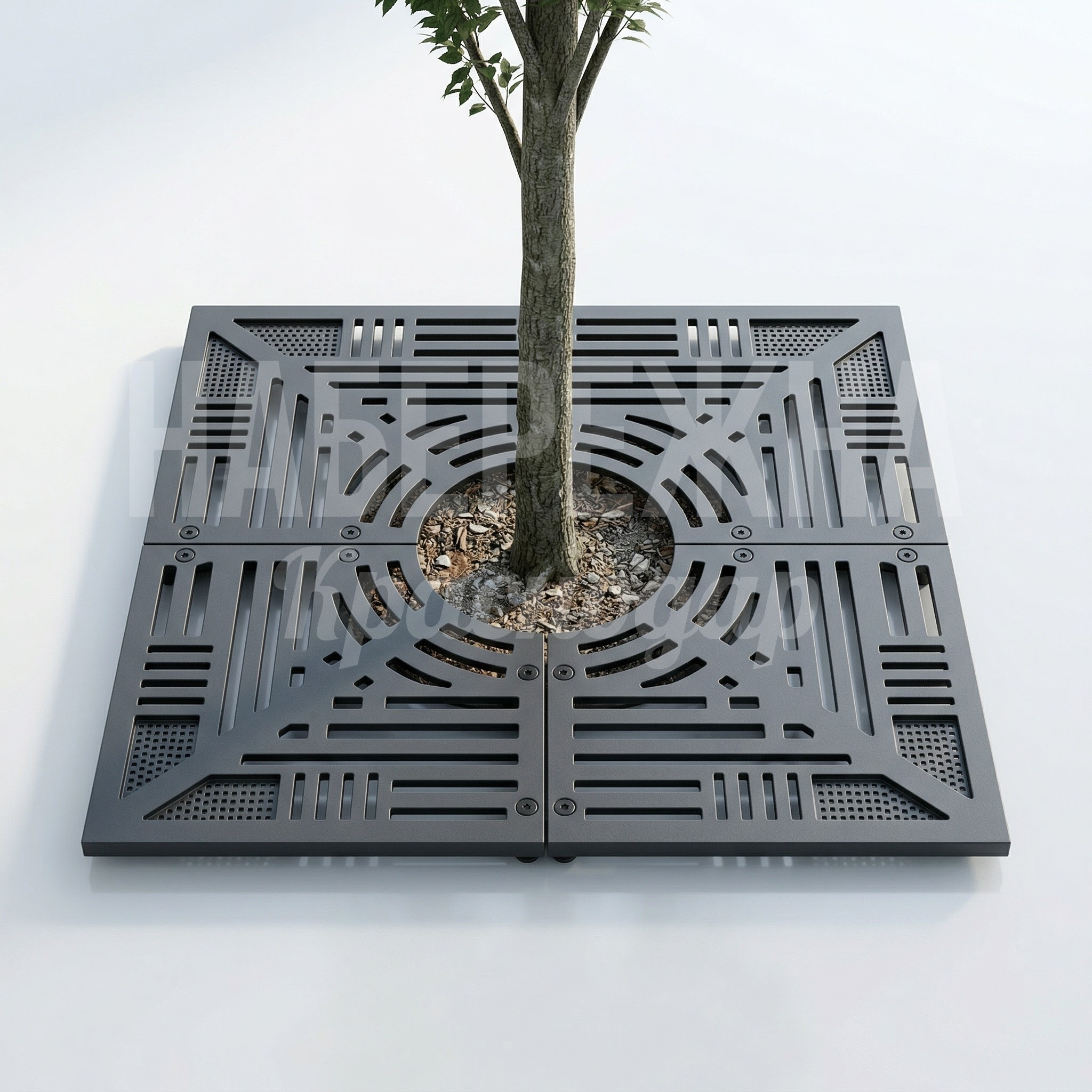 Металлическая приствольная решетка Yiislå