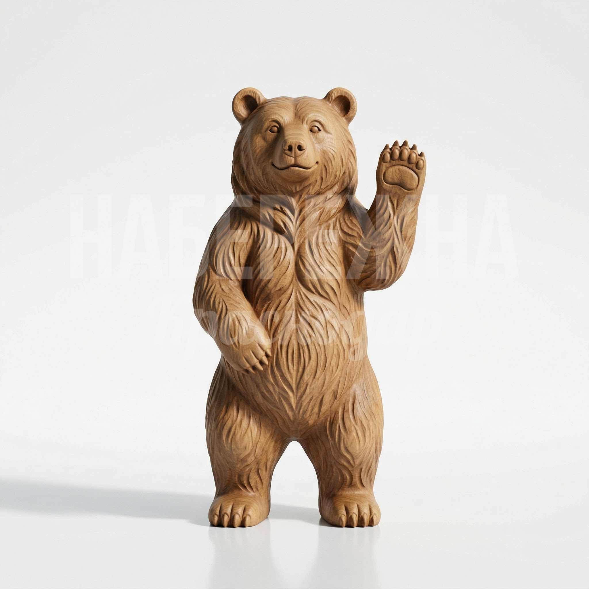 Мишка с поднятой лапой Memuf