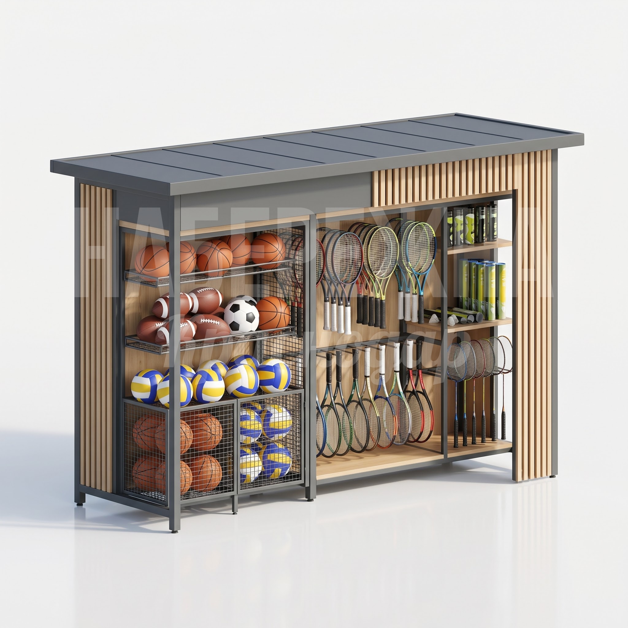Навес для спортинвентаря мячи, ракетки Doja