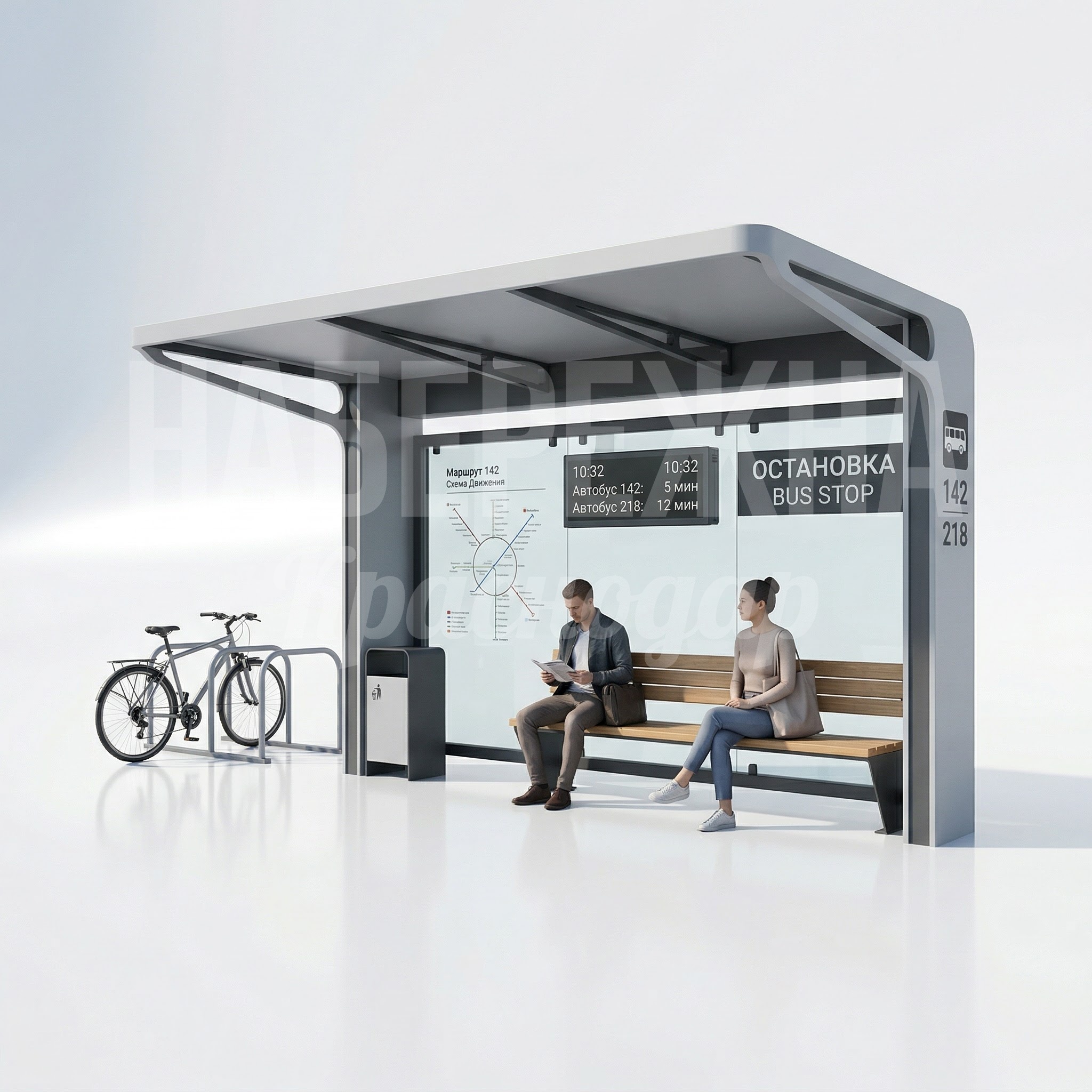 Остановочный павильон Apuba