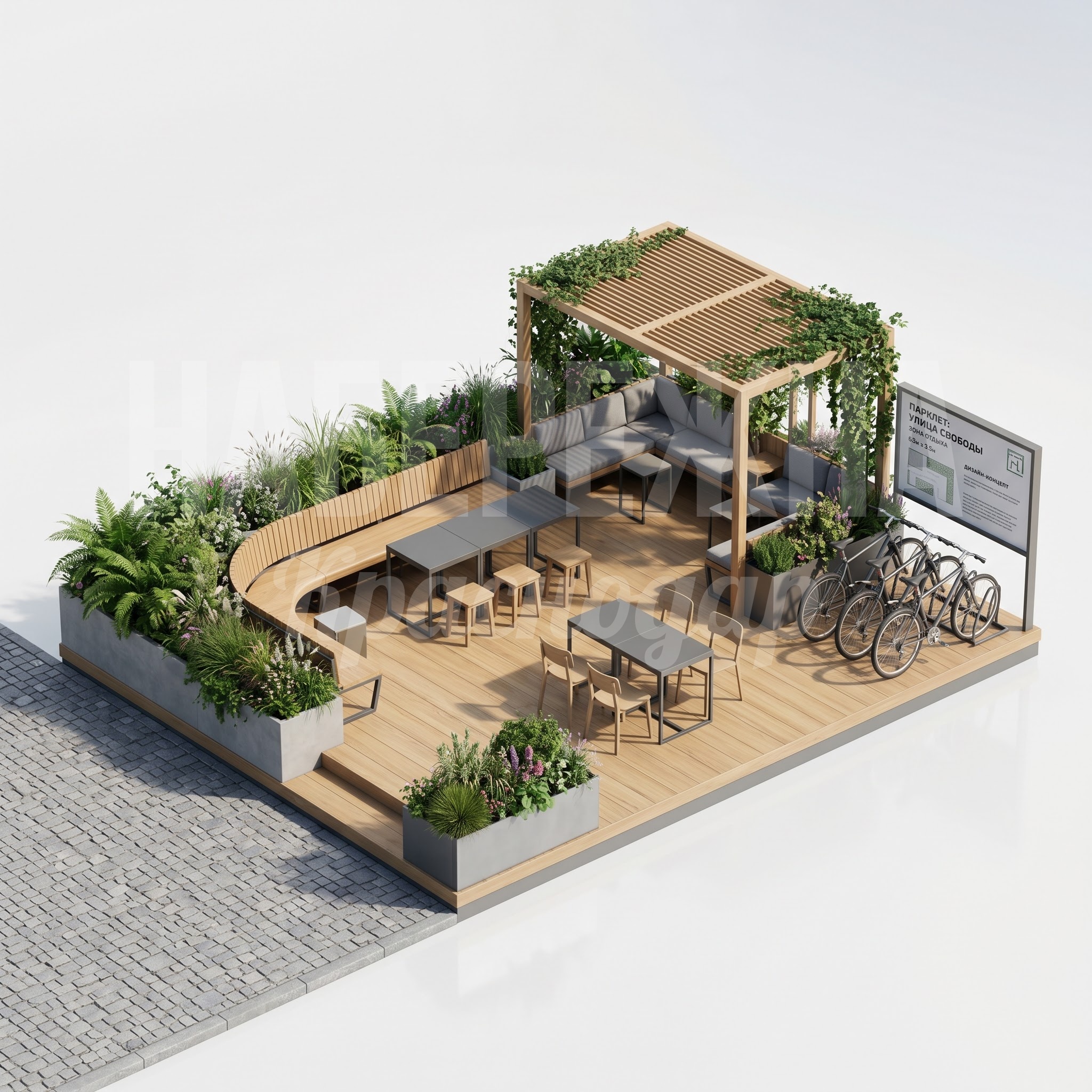 Парклет Nujya