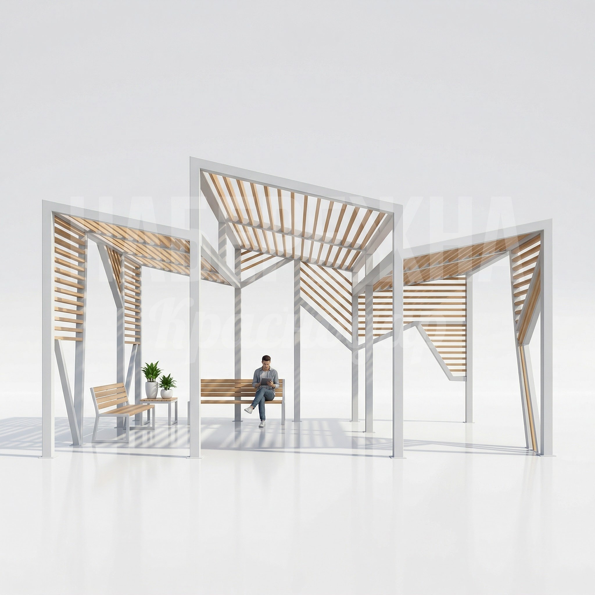 Парковая пергола Memcuda