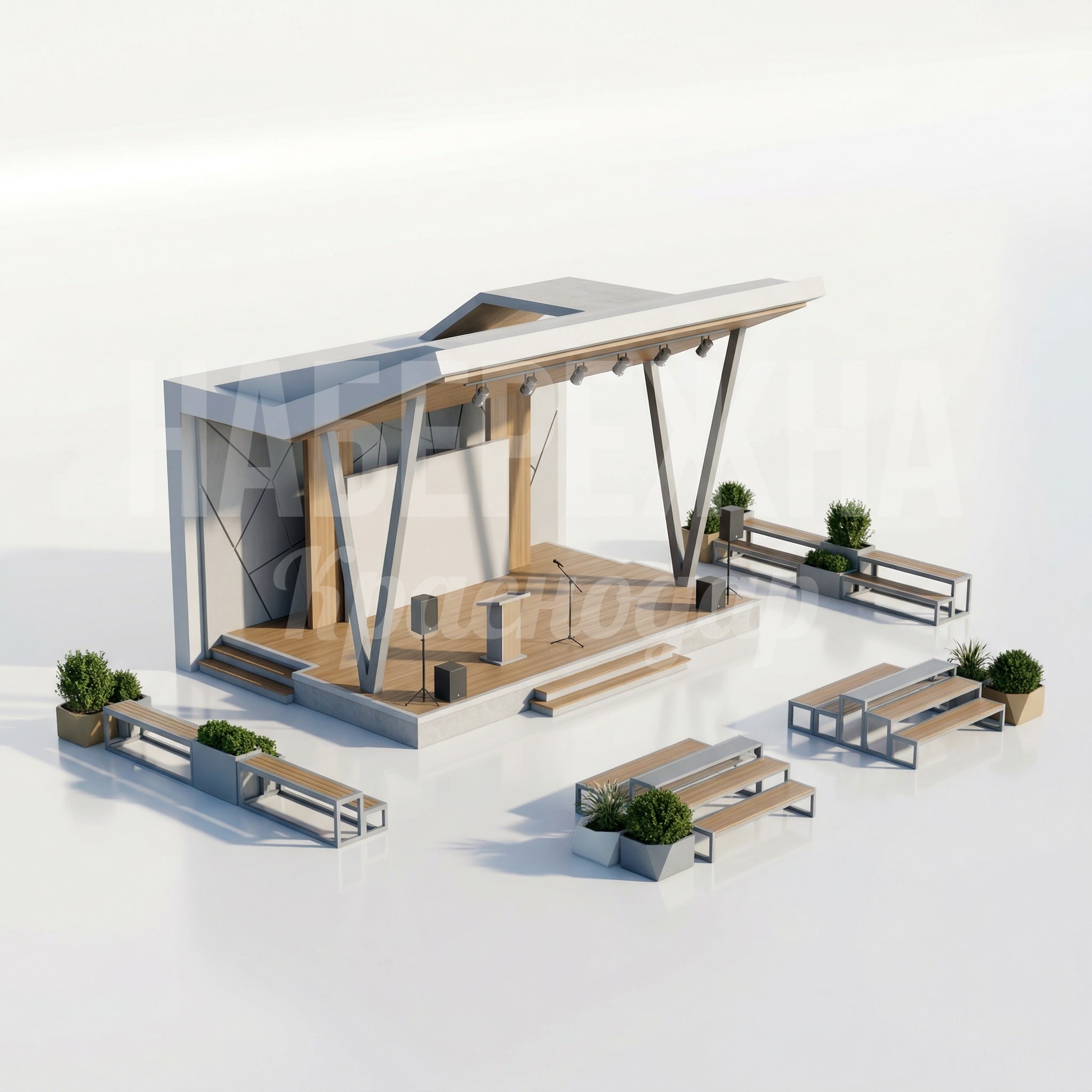 Парковая сцена для мероприятий Vigåv