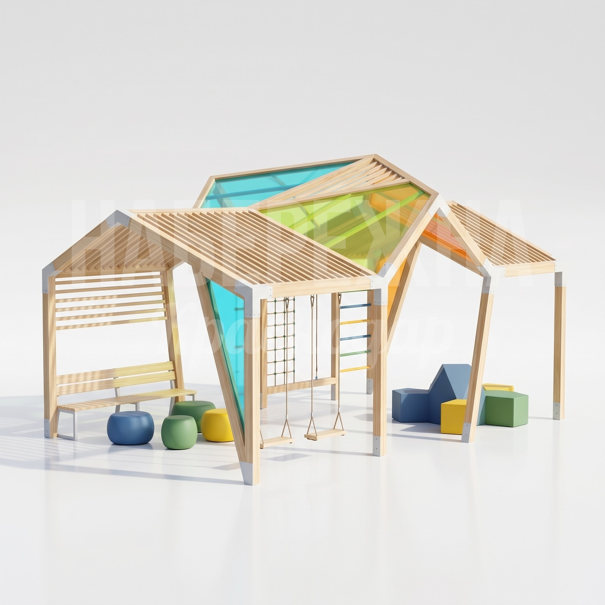 Пергола для детского лагеря Miufru