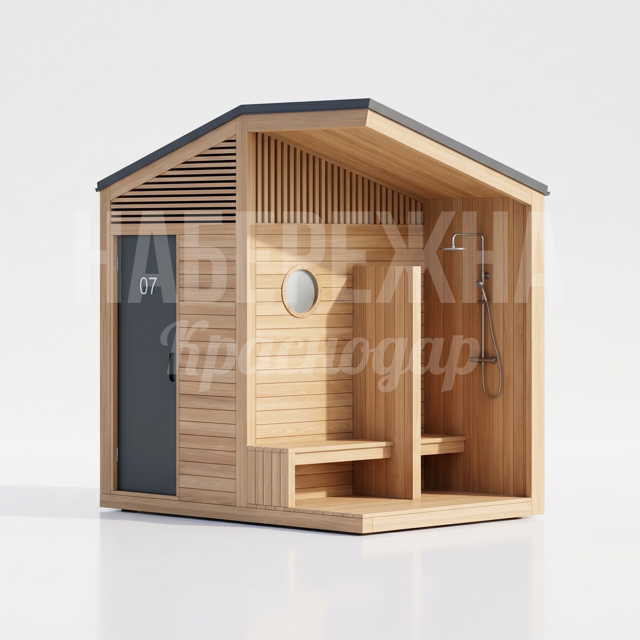 Пляжная кабинка из дерева Sueprå