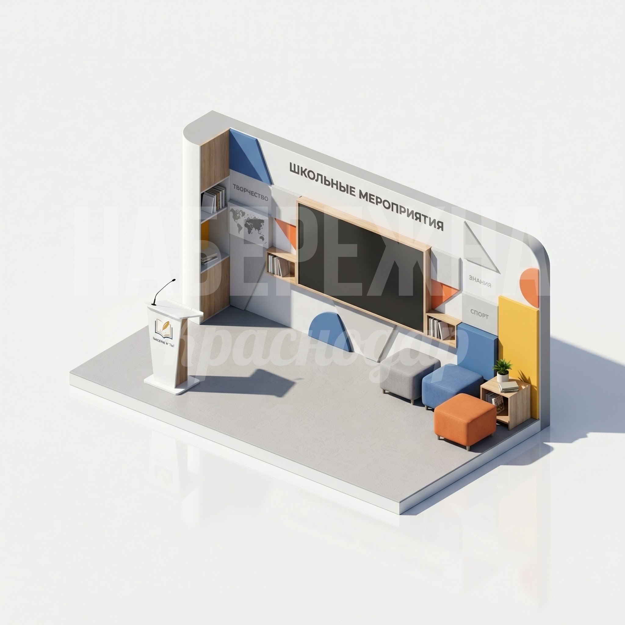 Подиум для школьных мероприятий Lopoå