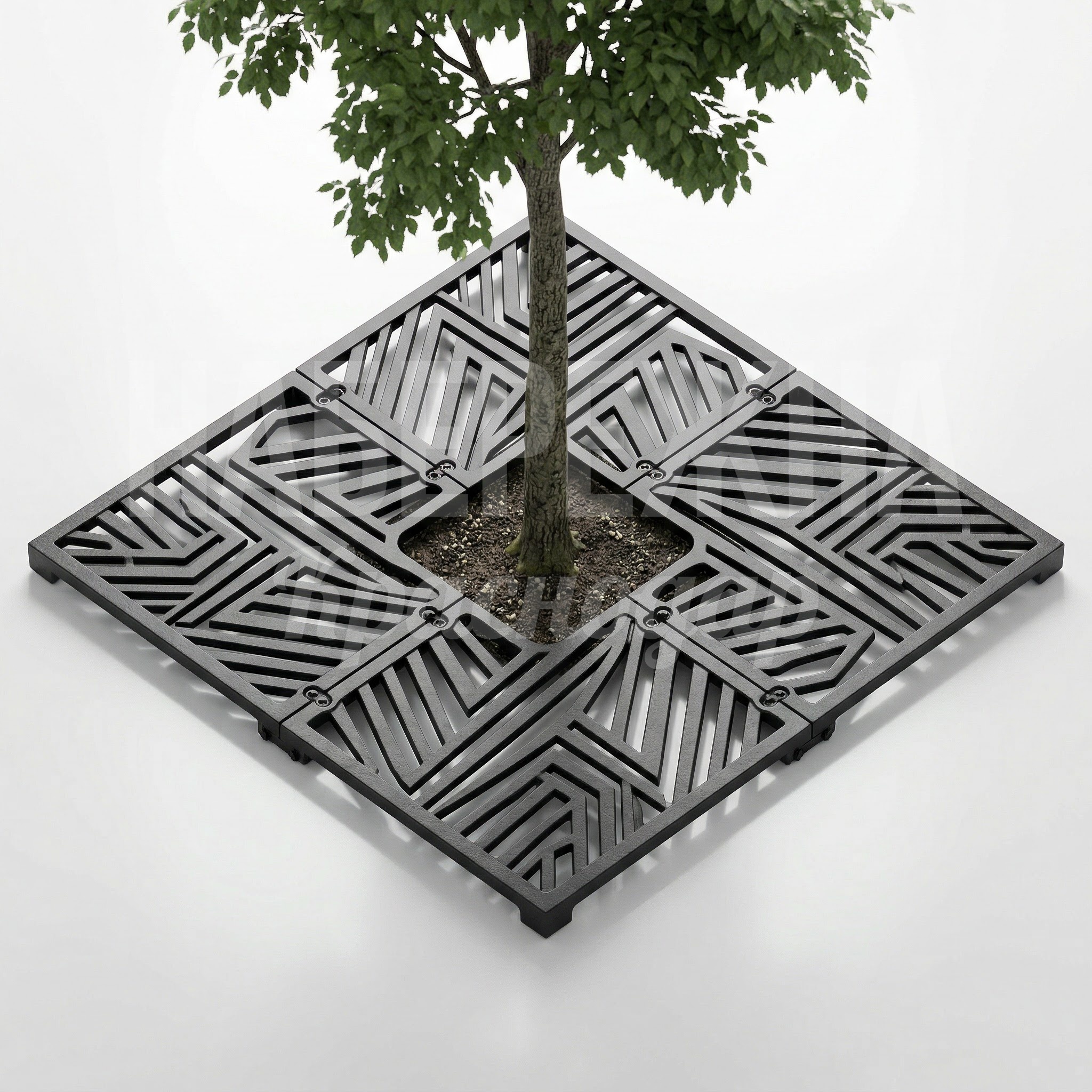 Приствольная решетка из чугуна Ömoa