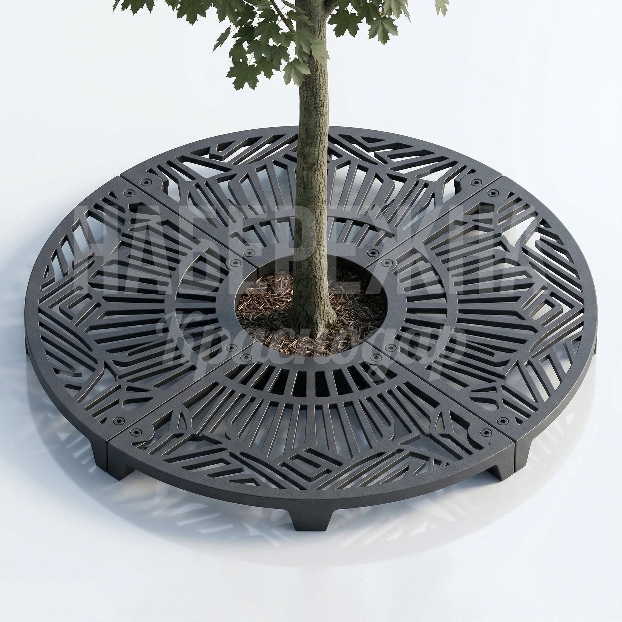 Приствольная решетка из чугуна Munutpå