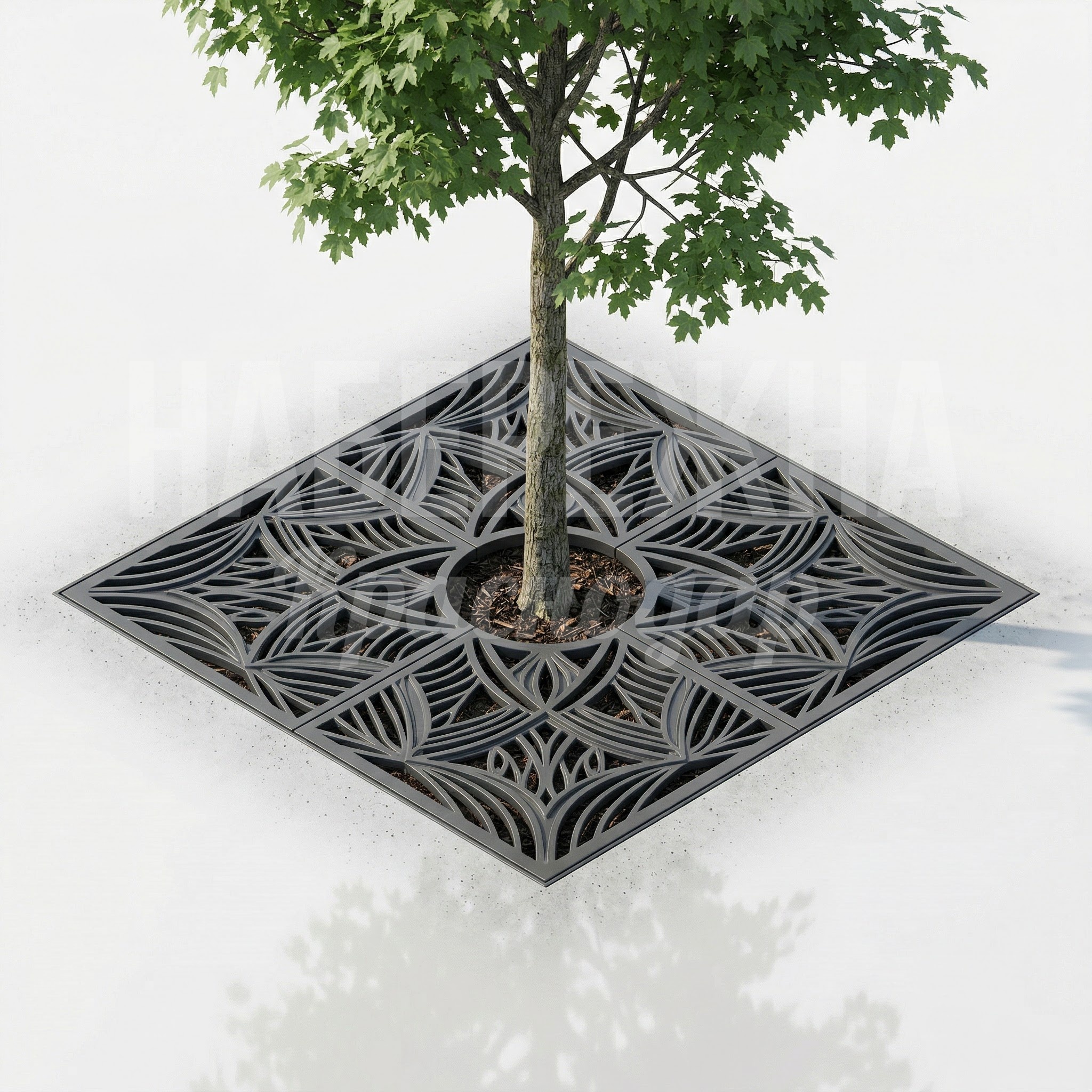 Приствольная решетка из чугуна Mefsoe