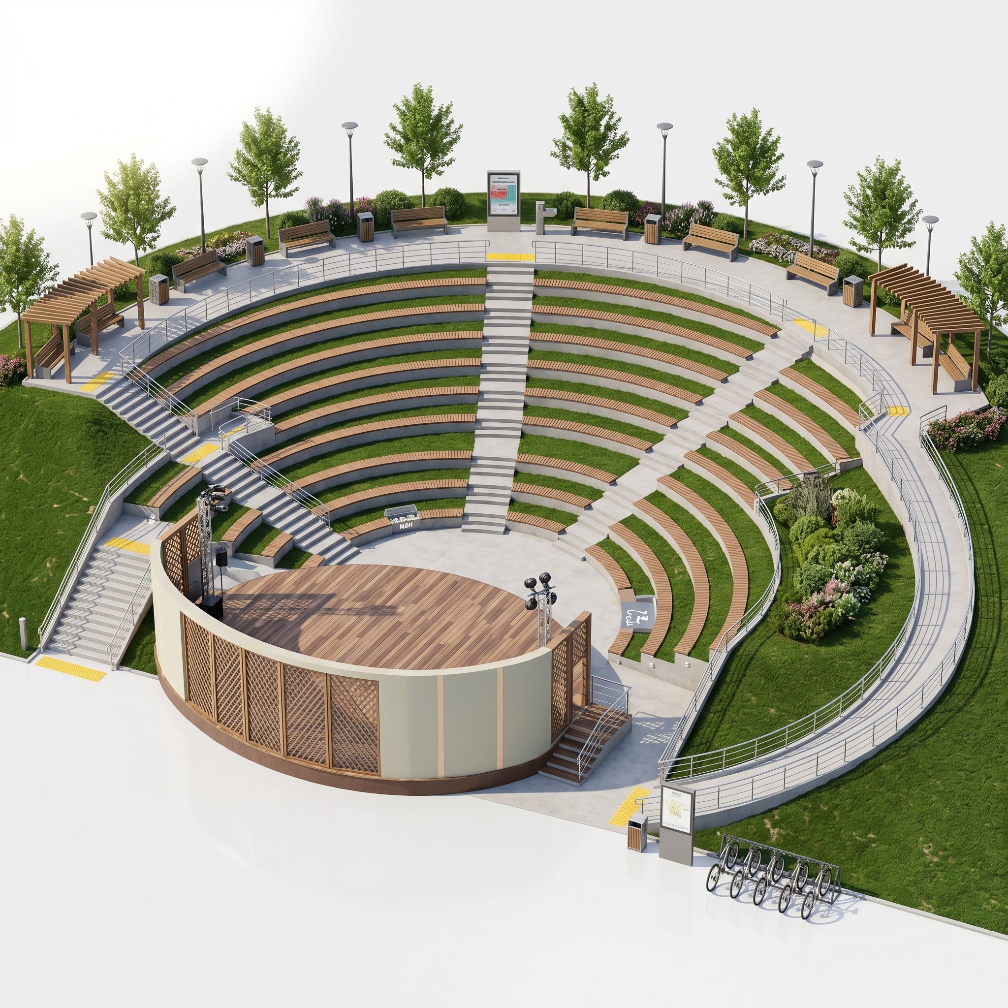 Амфитеатр / зрительский склон