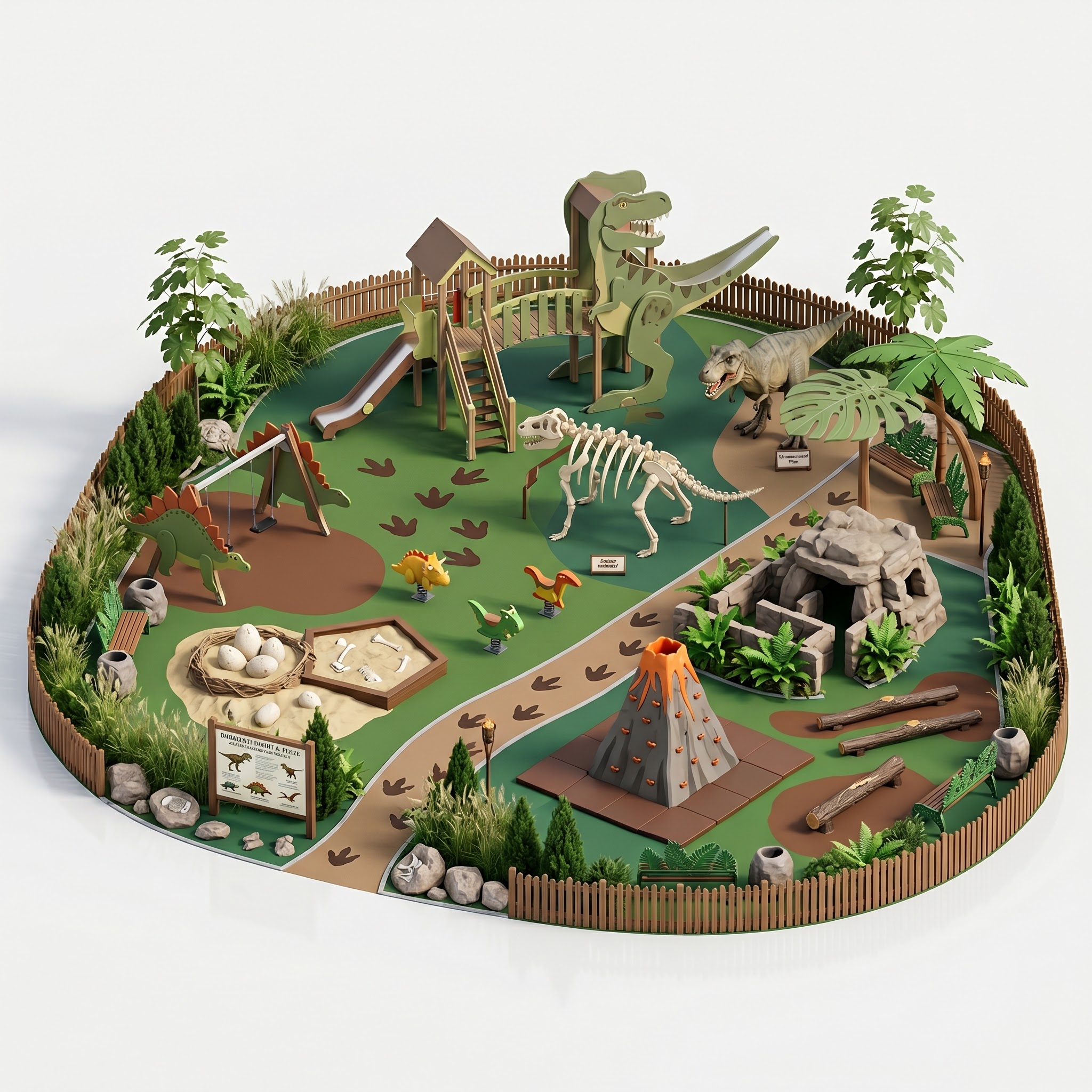 Детская игровая площадка "Динозавры"