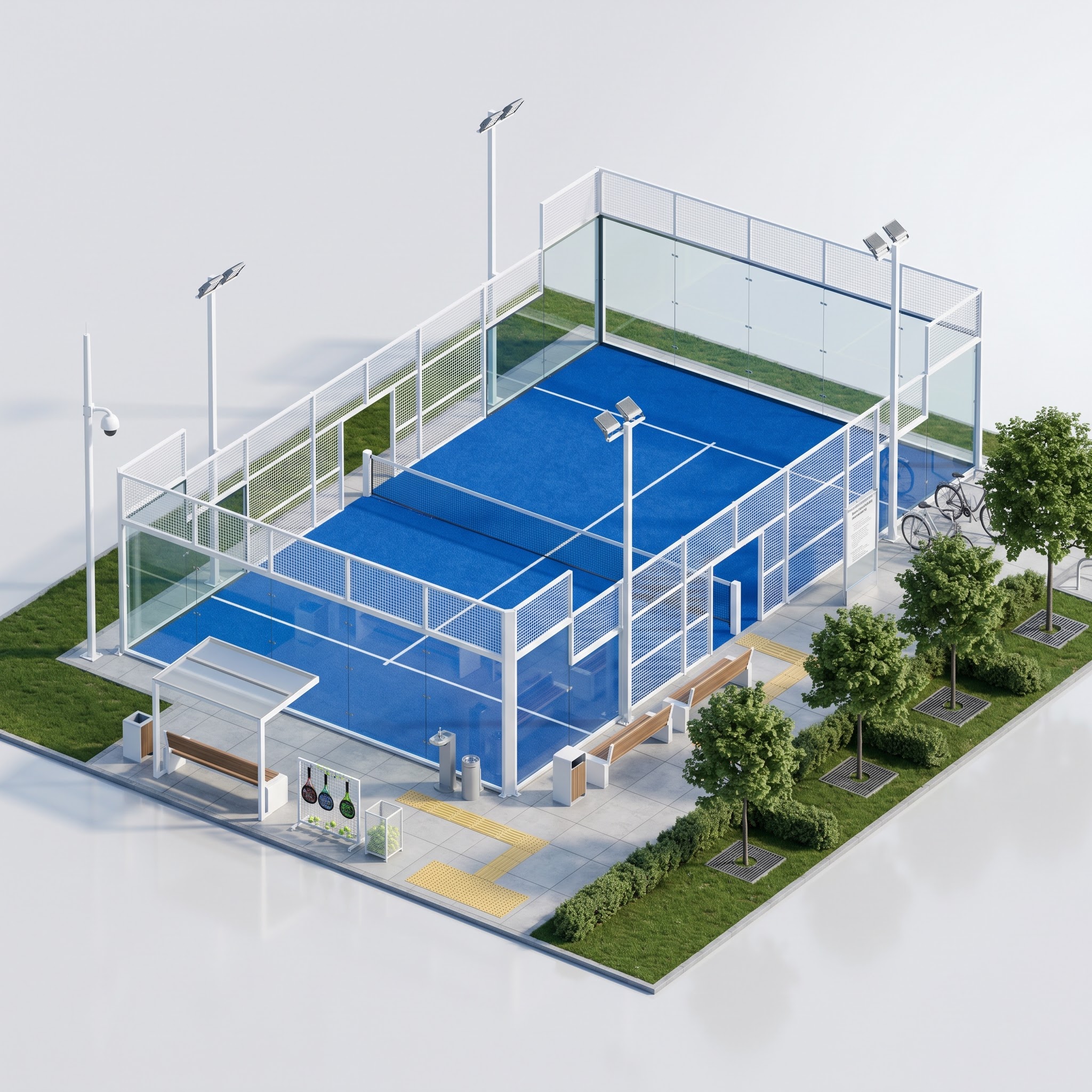 Площадка для игры в Падел