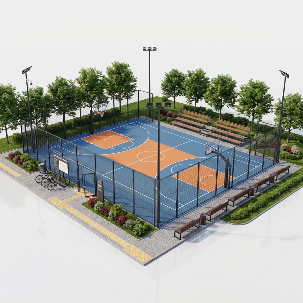 Баскетбольная площадка
