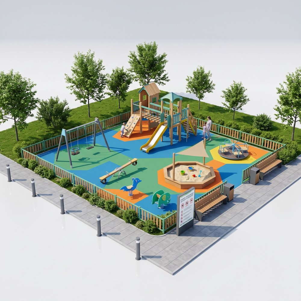 Детская площадка в ЖК