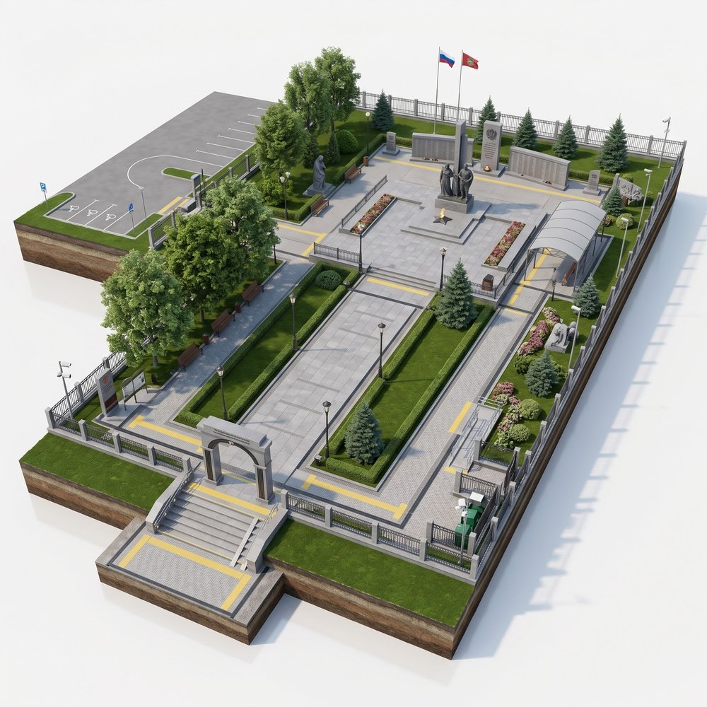 Мемориал в честь победы в великой отечественной войне