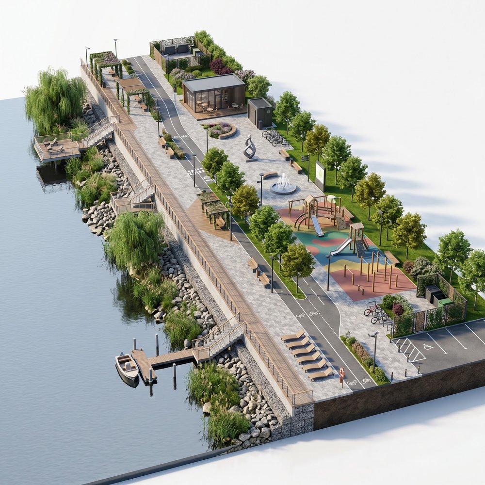 Набережная реки