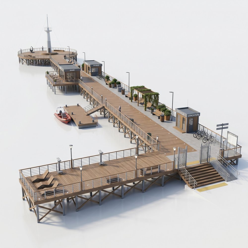 Пирс / причал-променад