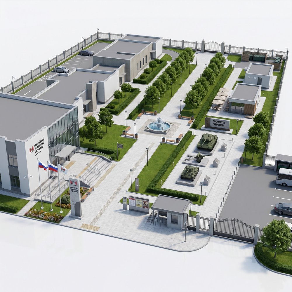 Территория музея / музейного комплекса