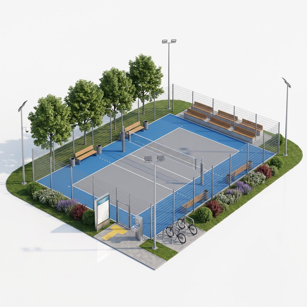 Волейбольная площадка