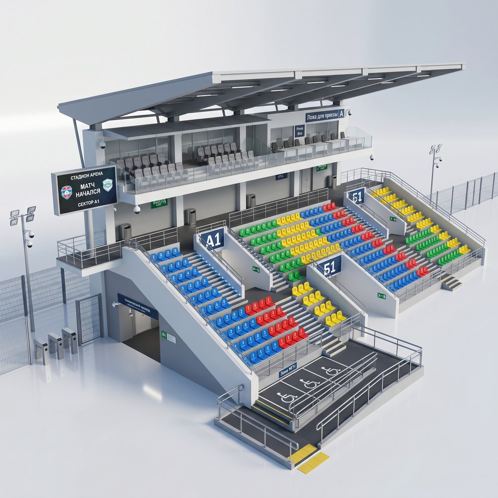 Зрительские трибуны